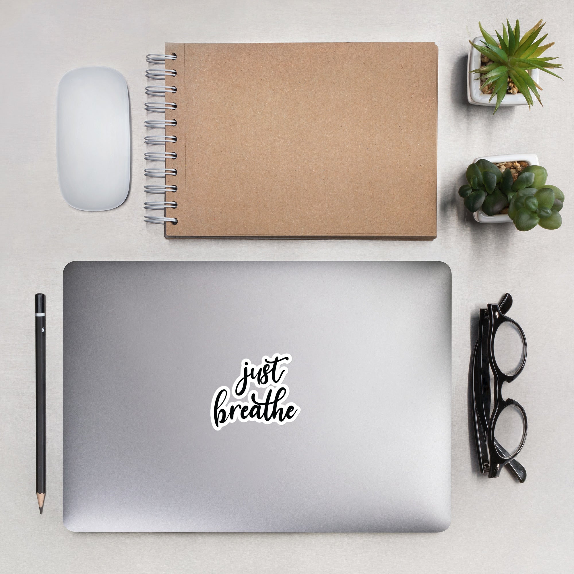 Bubble-free stickers | Just Breathe