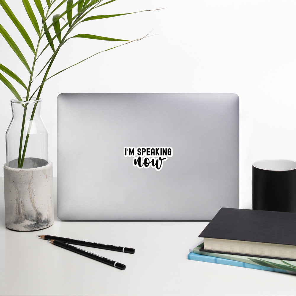 Bubble-free stickers | i'm speaking now