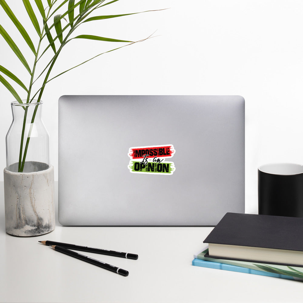 Bubble-free stickers | Impossible is an opinion