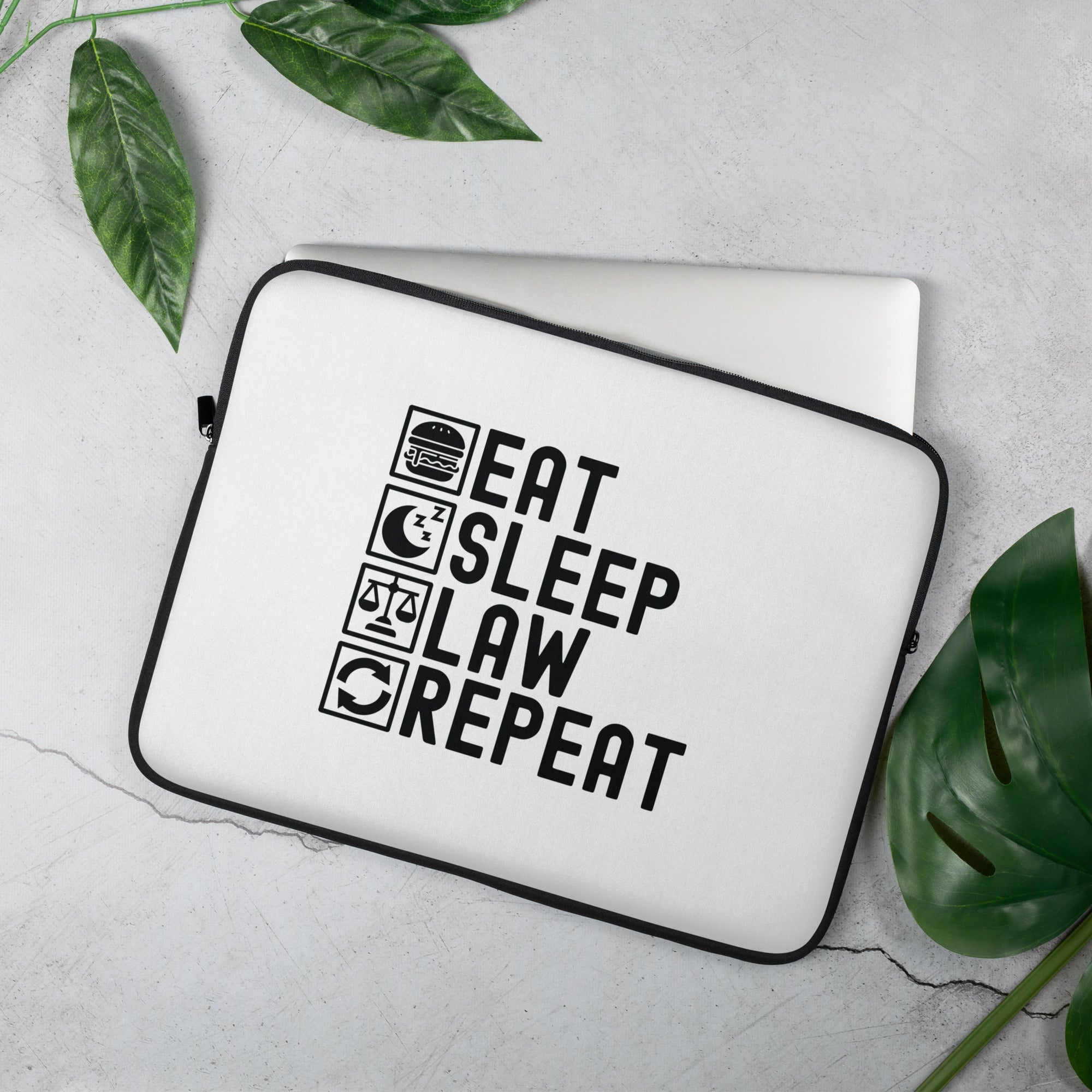 Laptop Sleeve | Eat Sleep Law Repeat