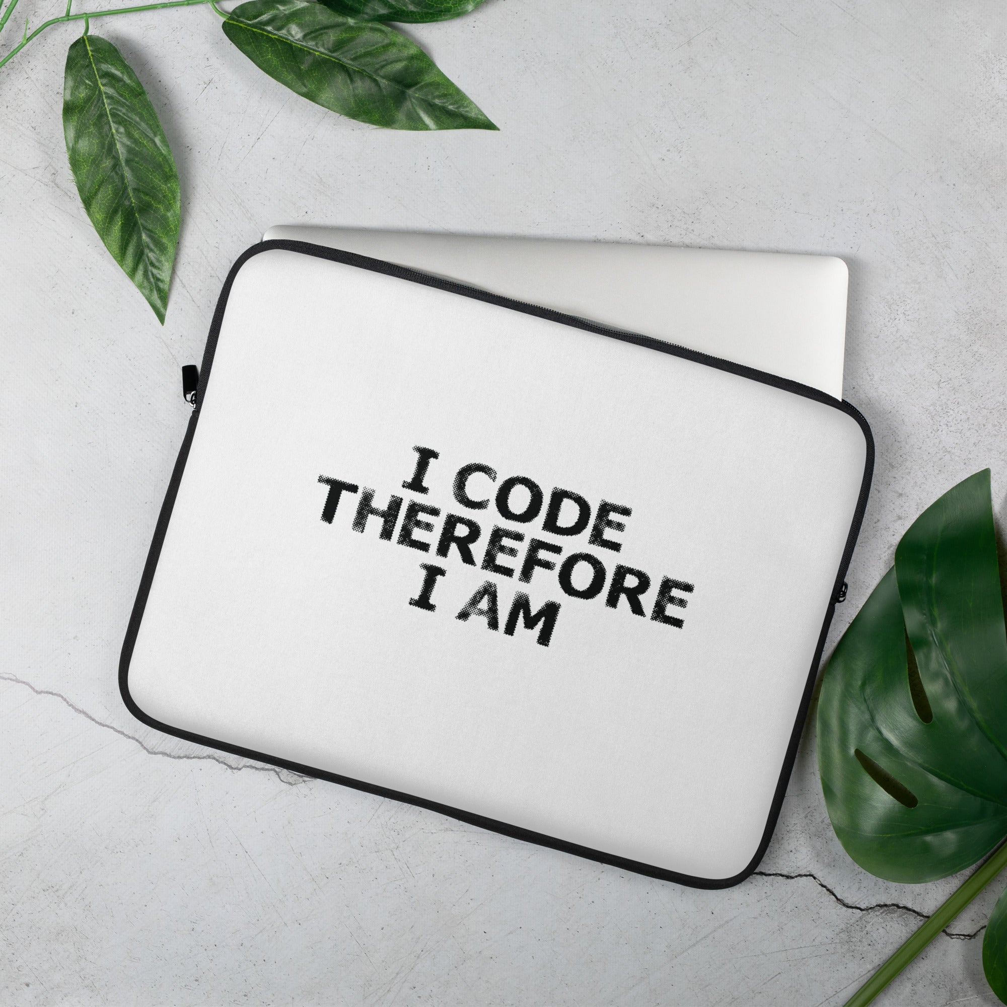 Laptop Sleeve | I Code Therefore I Am