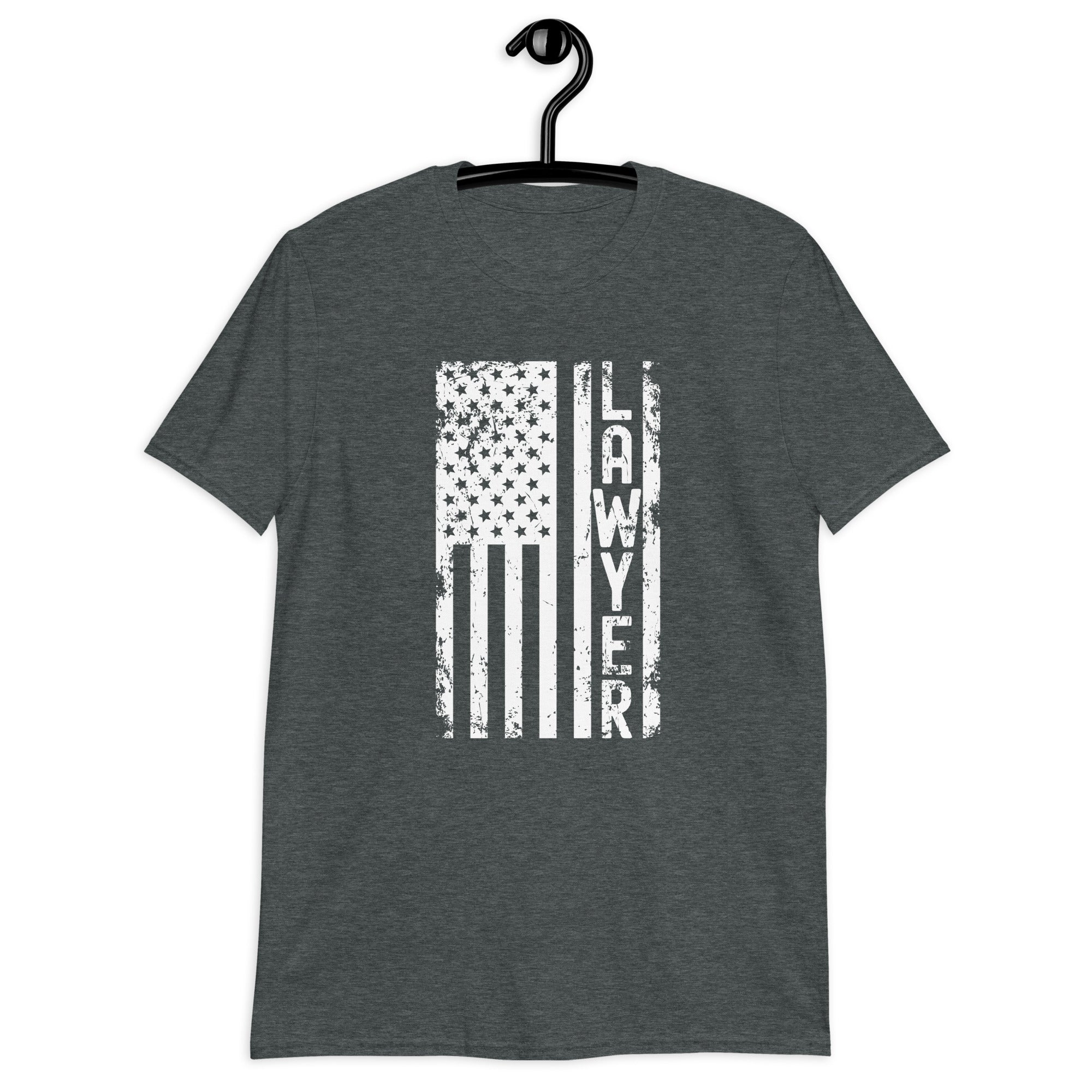 Short-Sleeve Unisex T-Shirt | Lawyer (deisgn on American flag)