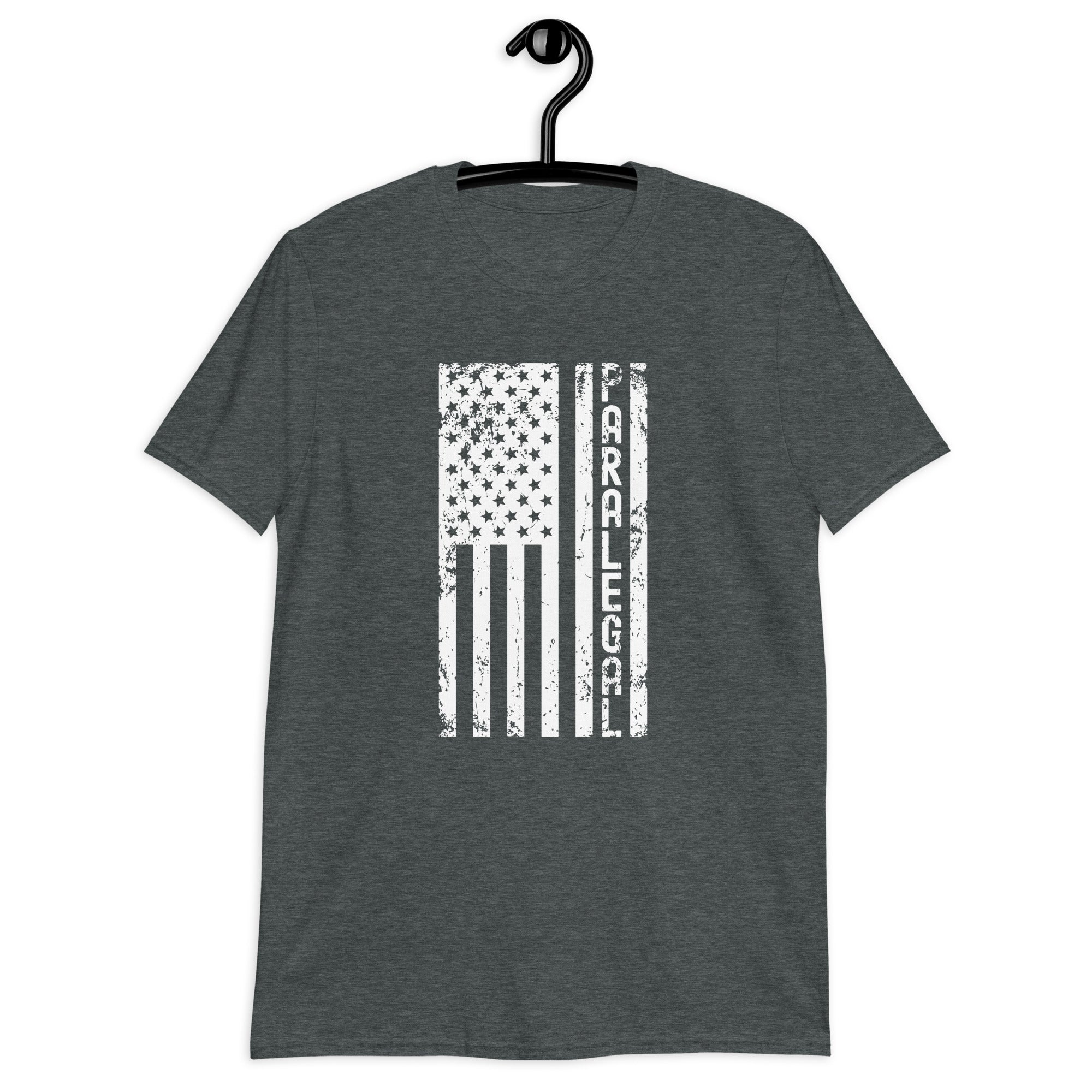 Short-Sleeve Unisex T- | Paralegal (deisgn on American flag)