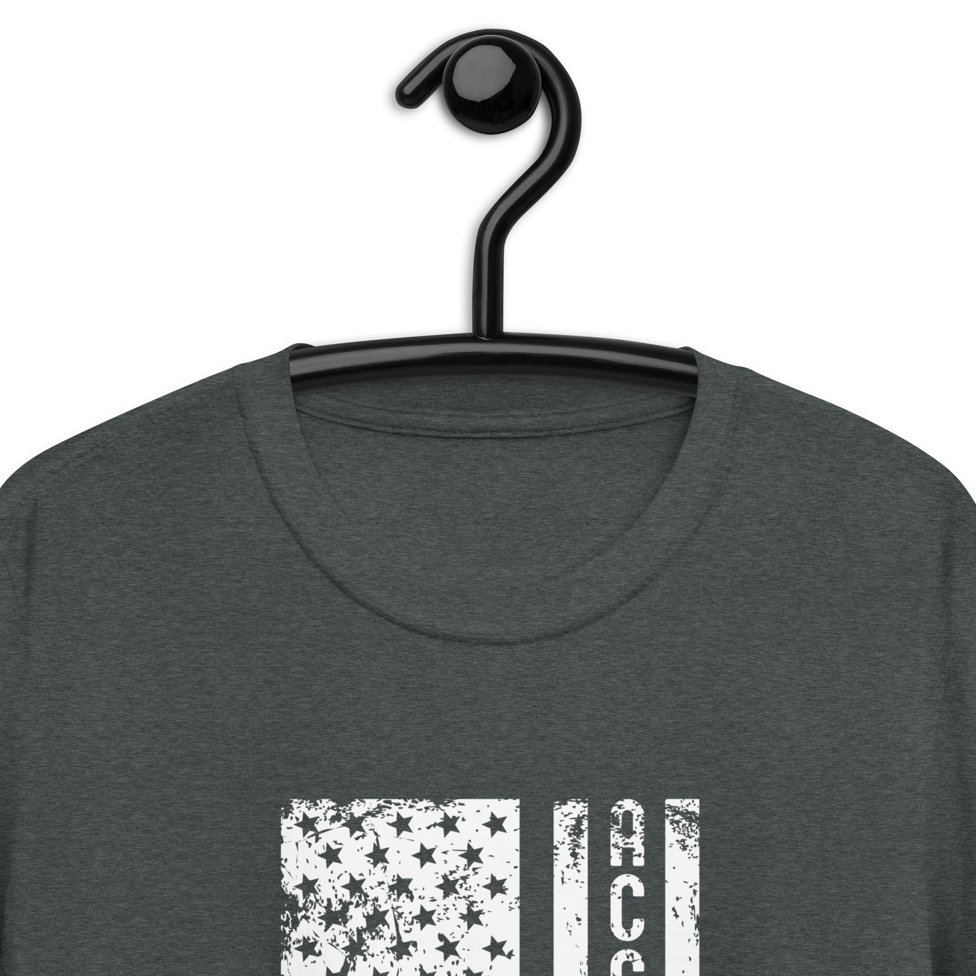Short-Sleeve Unisex T-Shirt | Accountant (deisgn on American flag)