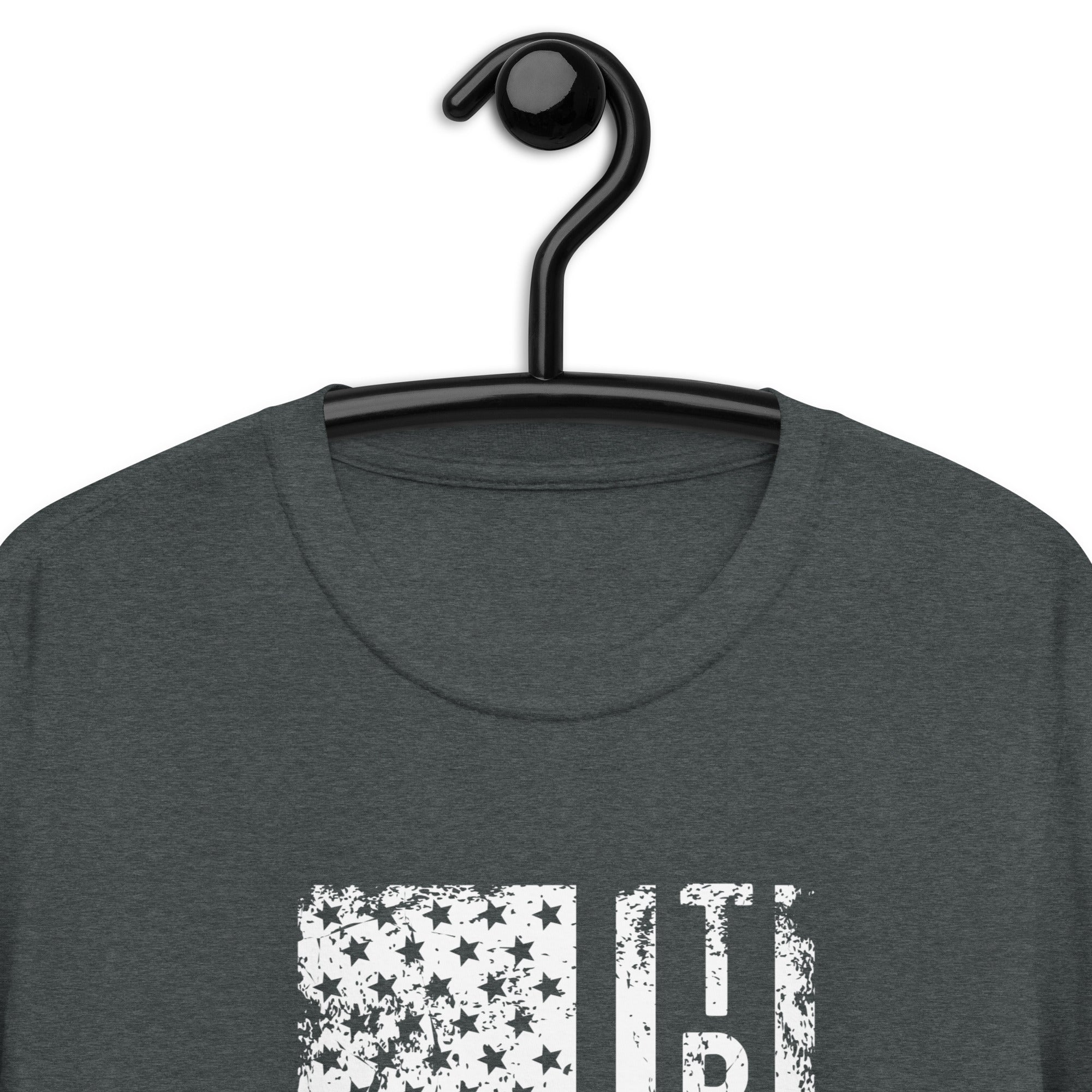 Short-Sleeve Unisex T-Shirt | Trader (deisgn on American flag)