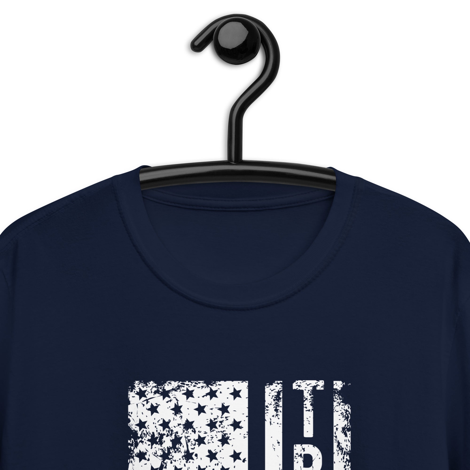 Short-Sleeve Unisex T-Shirt | Trader (deisgn on American flag)