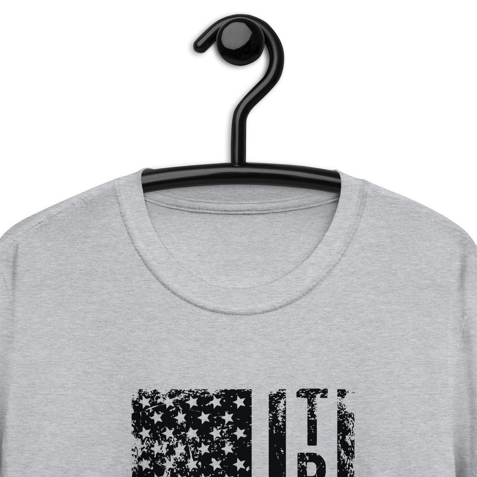 Short-Sleeve Unisex T-Shirt | Trader (deisgn on American flag)