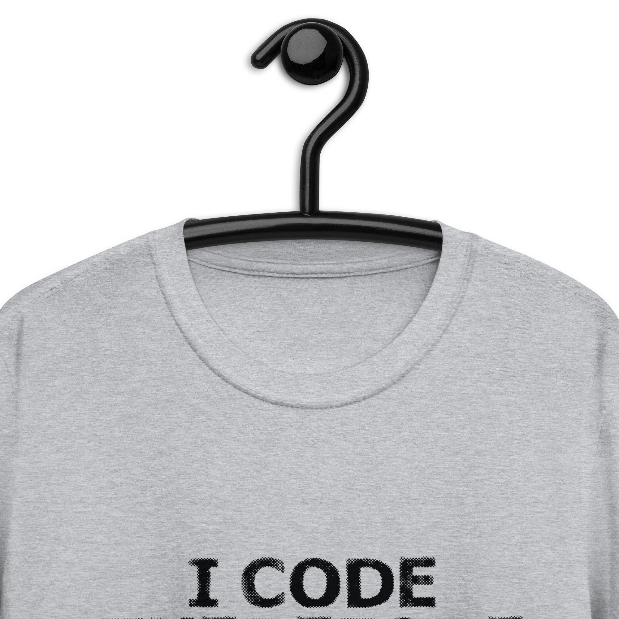 Short-Sleeve Unisex T-Shirt | I Code Therefore I Am