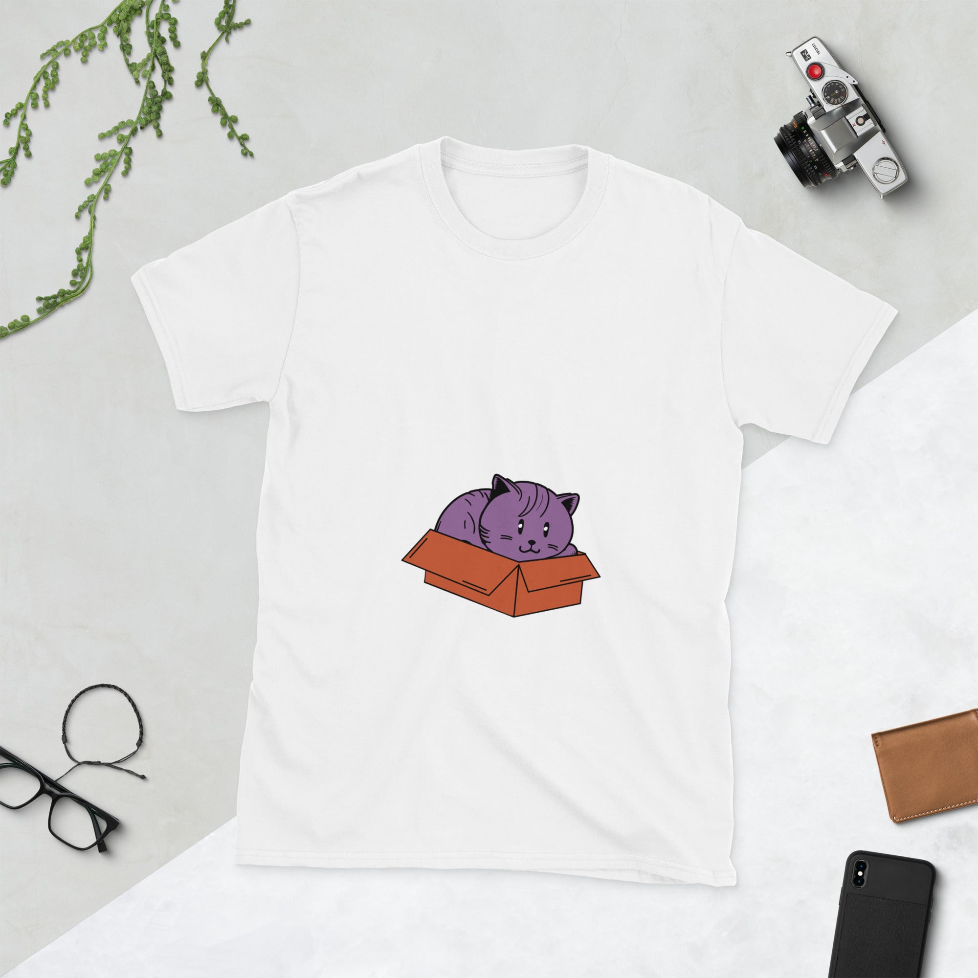 Short-Sleeve Unisex T-Shirt | Catology Rule #1 If me fits, me sits