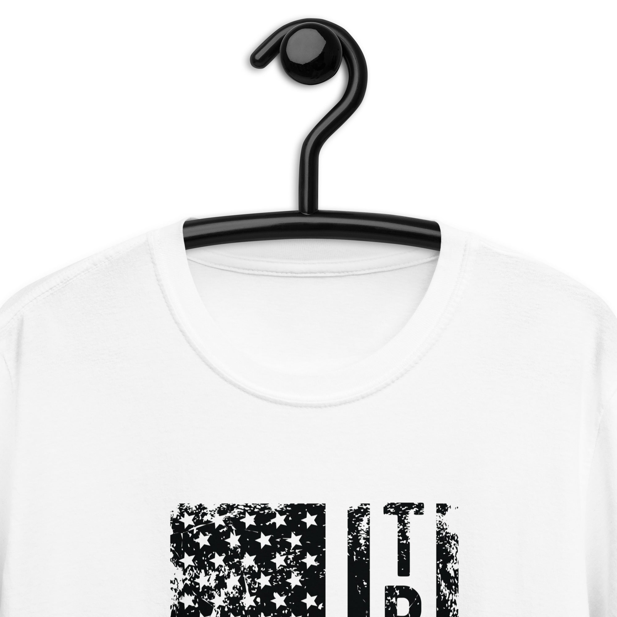 Short-Sleeve Unisex T-Shirt | Trader (deisgn on American flag)