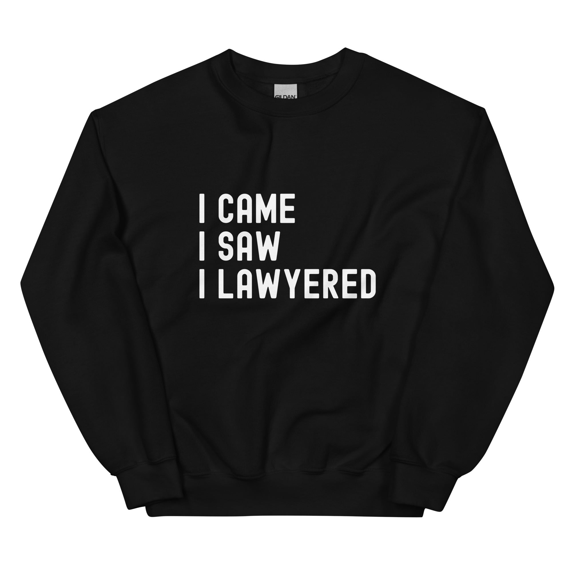 Unisex Sweatshirt | I came, I saw, I lawyered