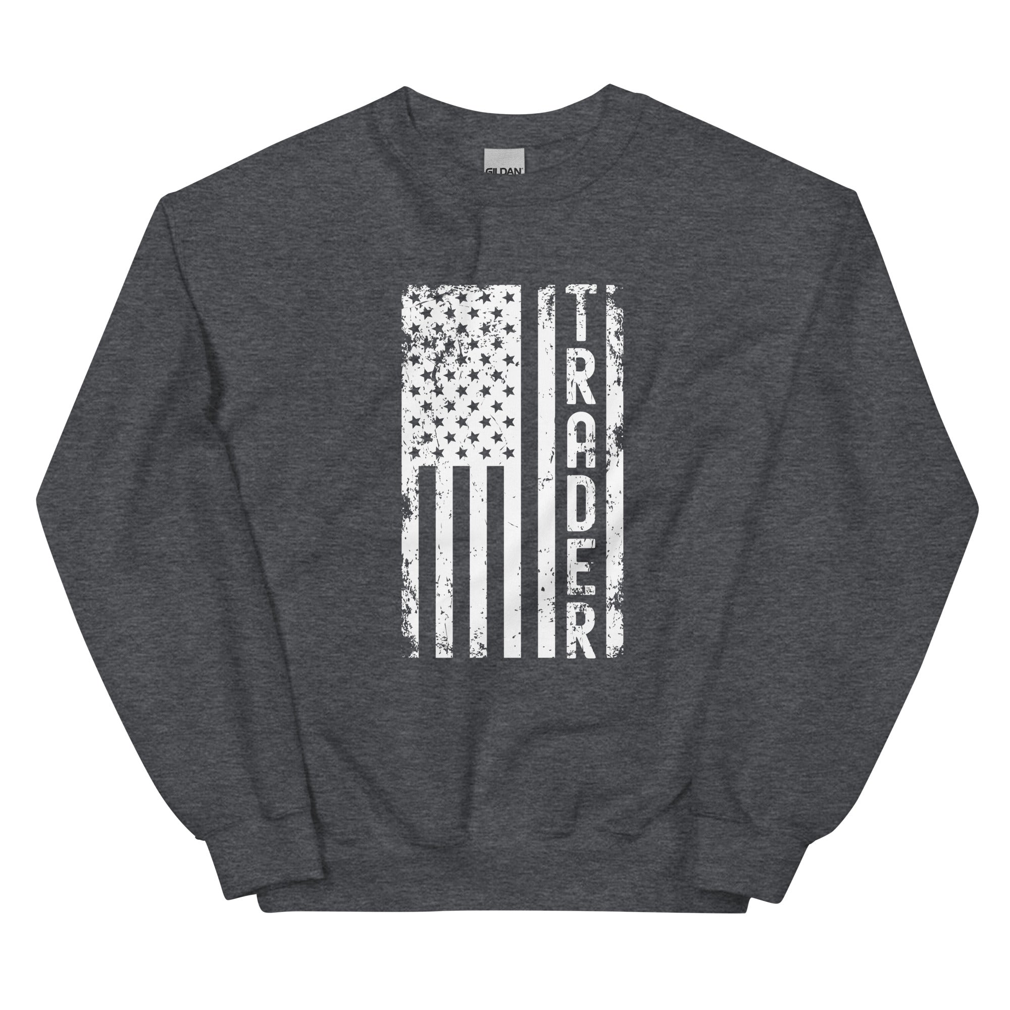 Unisex Sweatshirt | Trader (deisgn on American flag)