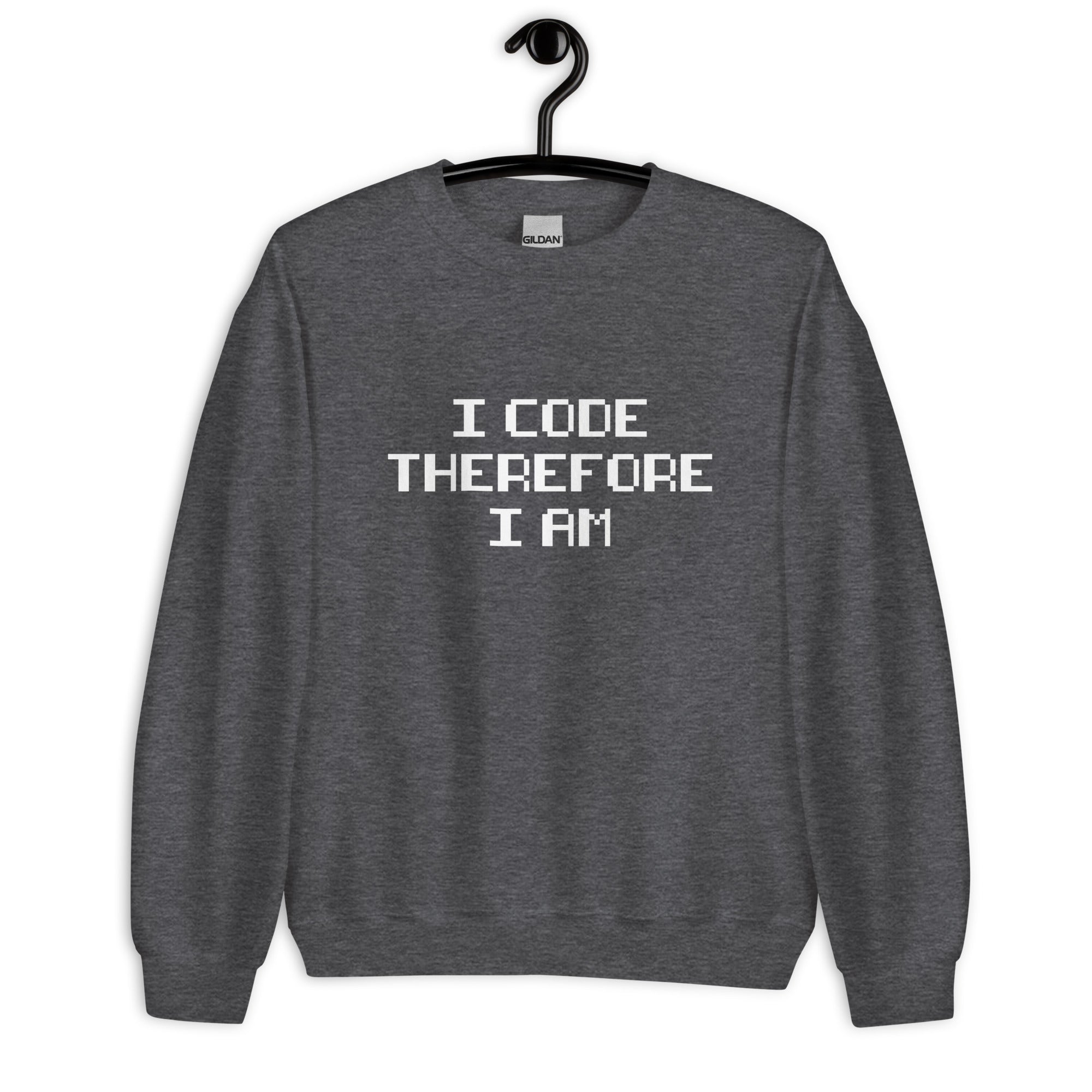 Unisex Sweatshirt | I Code Therefore I Am