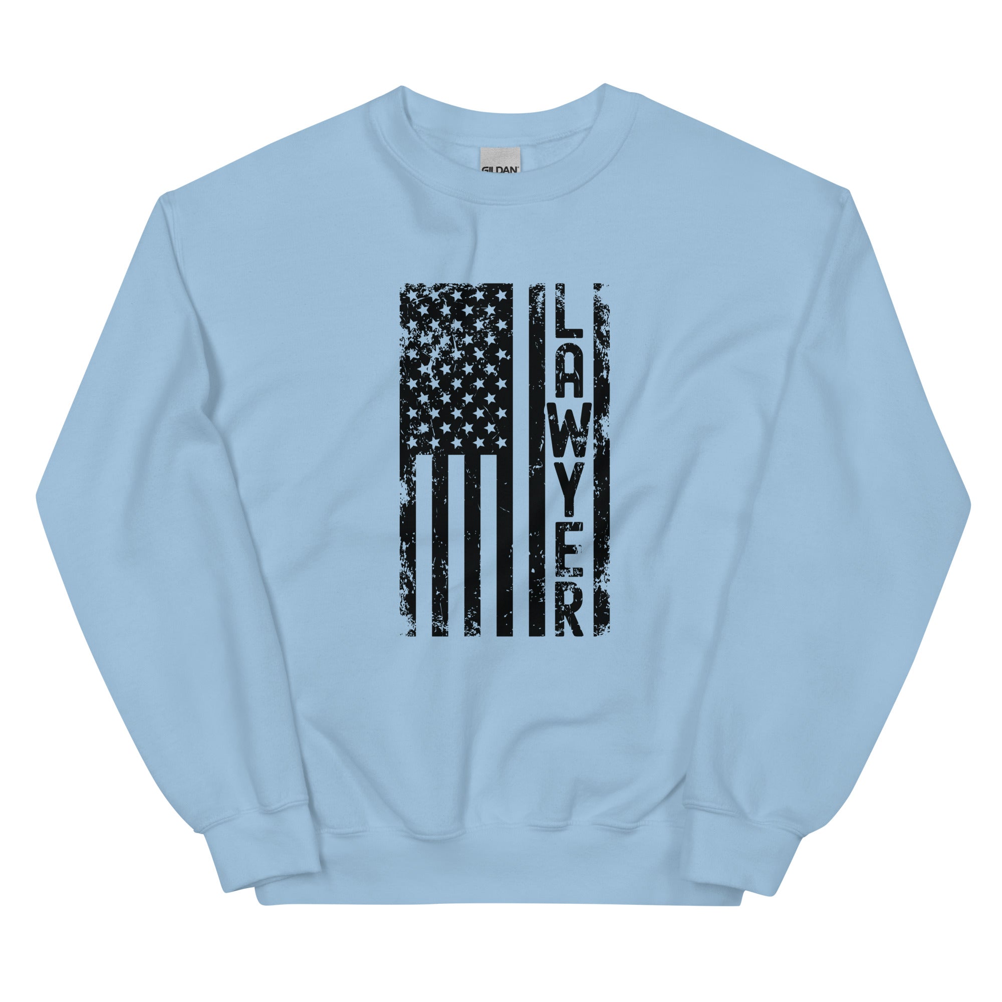 Unisex Sweatshirt | Lawyer (deisgn on American flag)