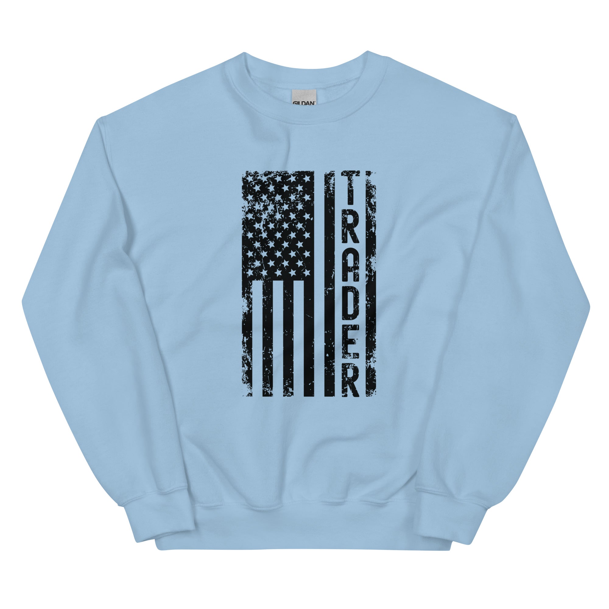 Unisex Sweatshirt | Trader (deisgn on American flag)