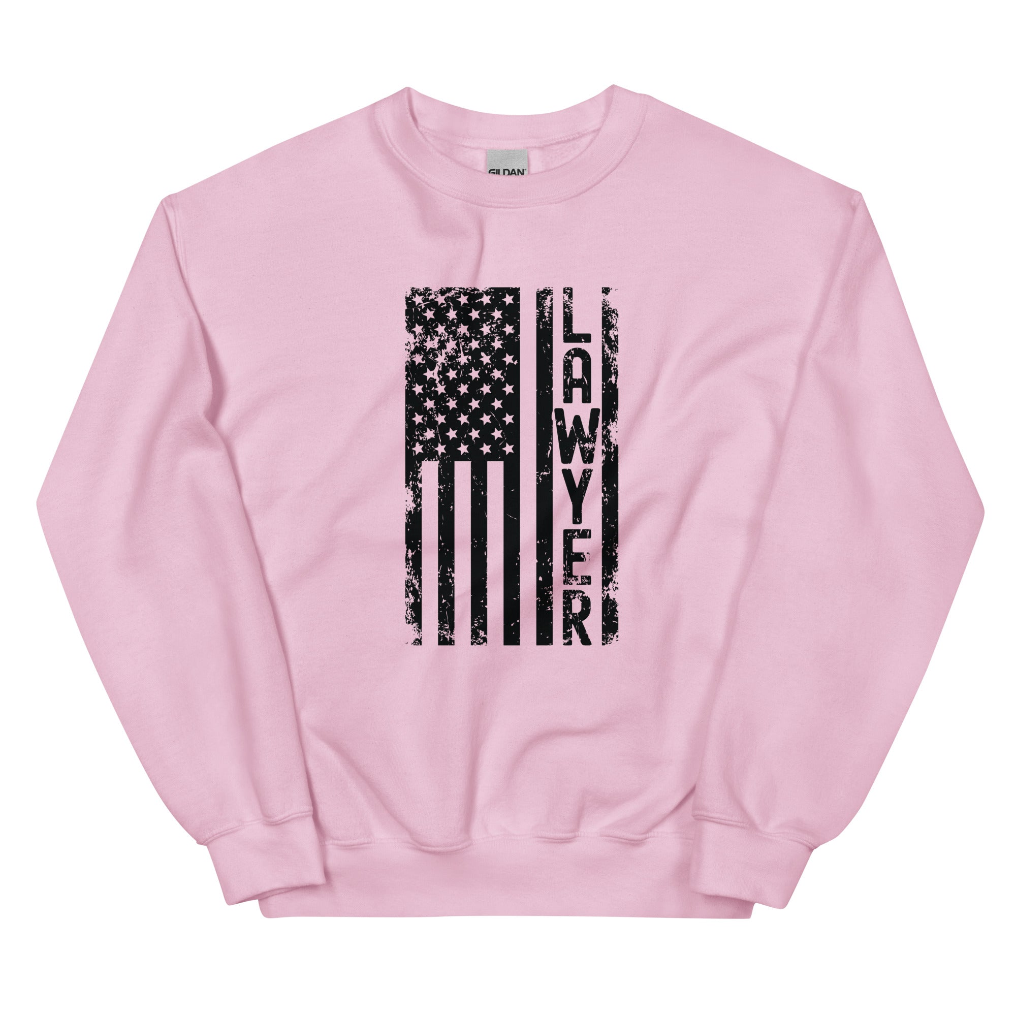 Unisex Sweatshirt | Lawyer (deisgn on American flag)
