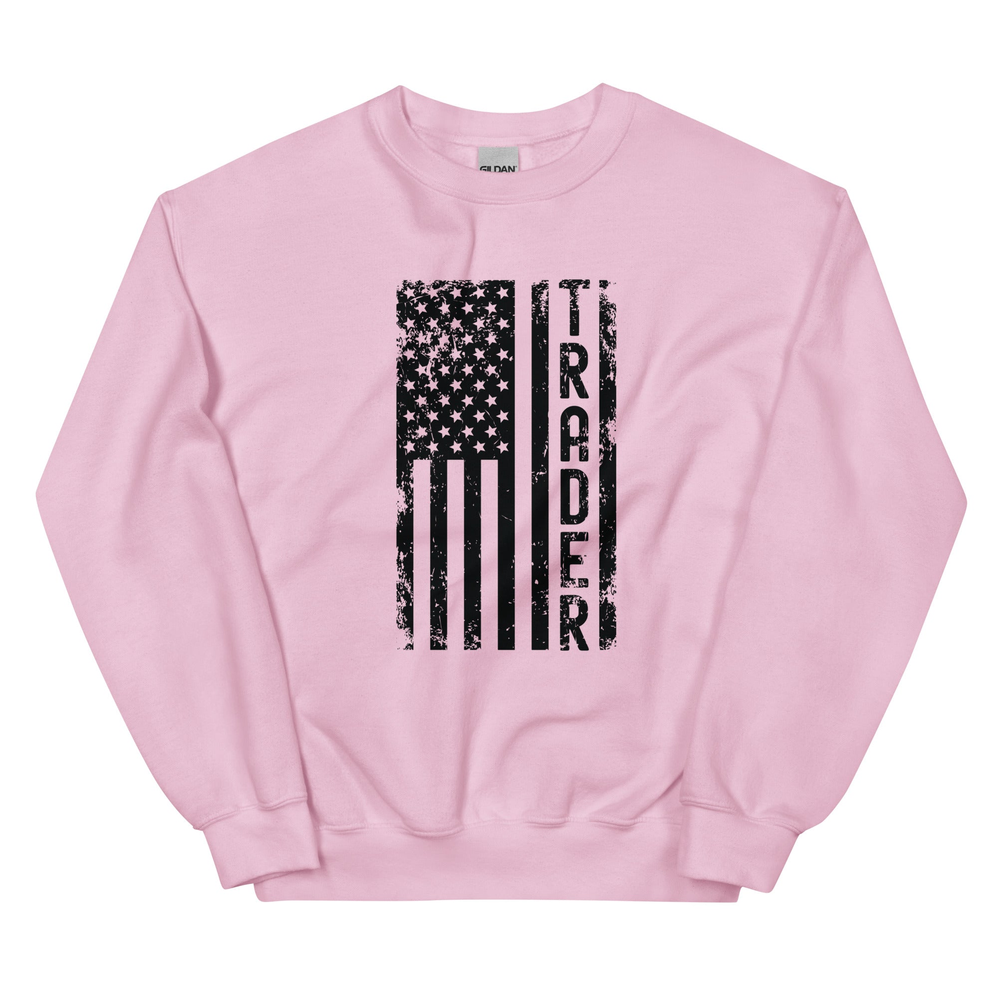 Unisex Sweatshirt | Trader (deisgn on American flag)