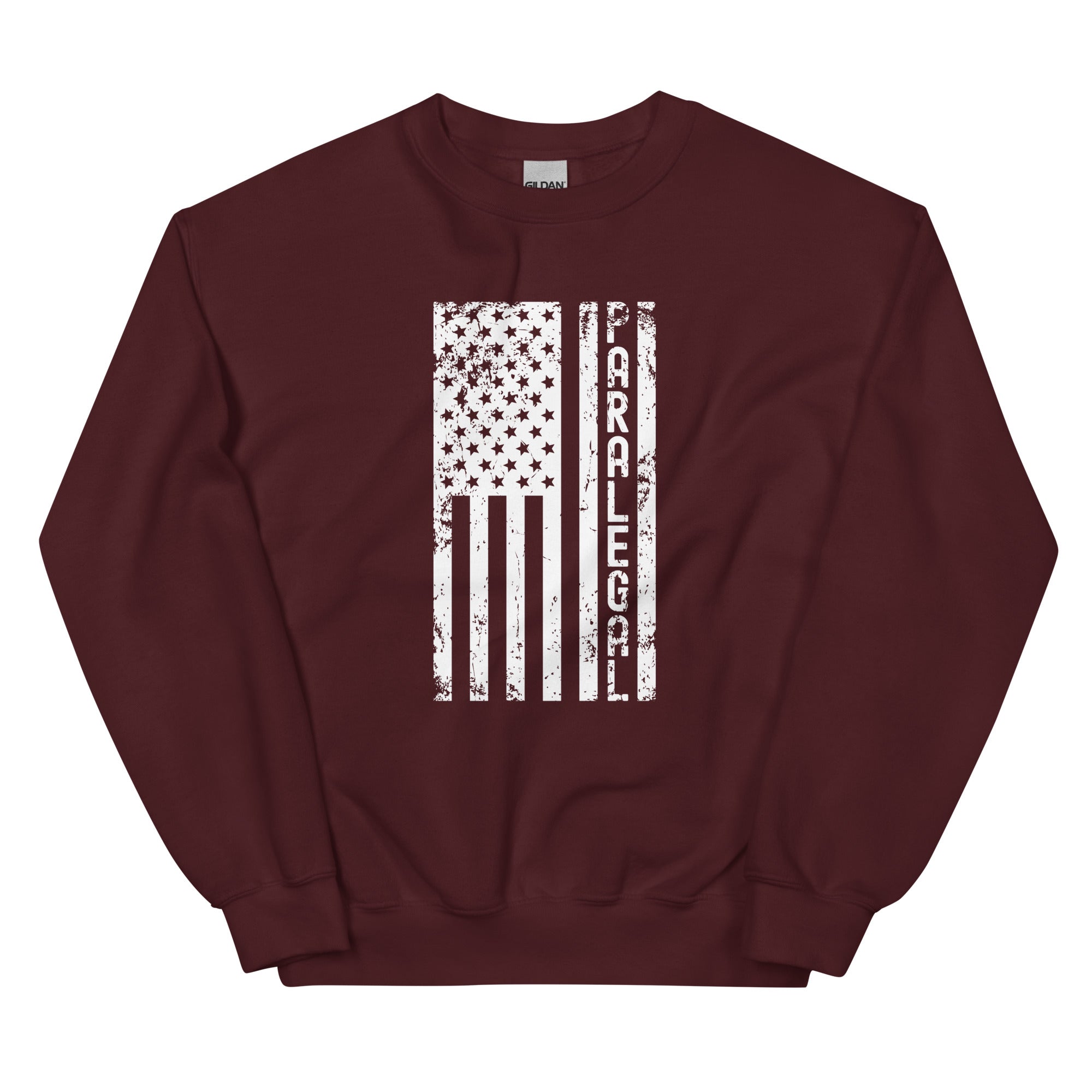 Unisex Sweatshirt | Paralegal (deisgn on American flag)