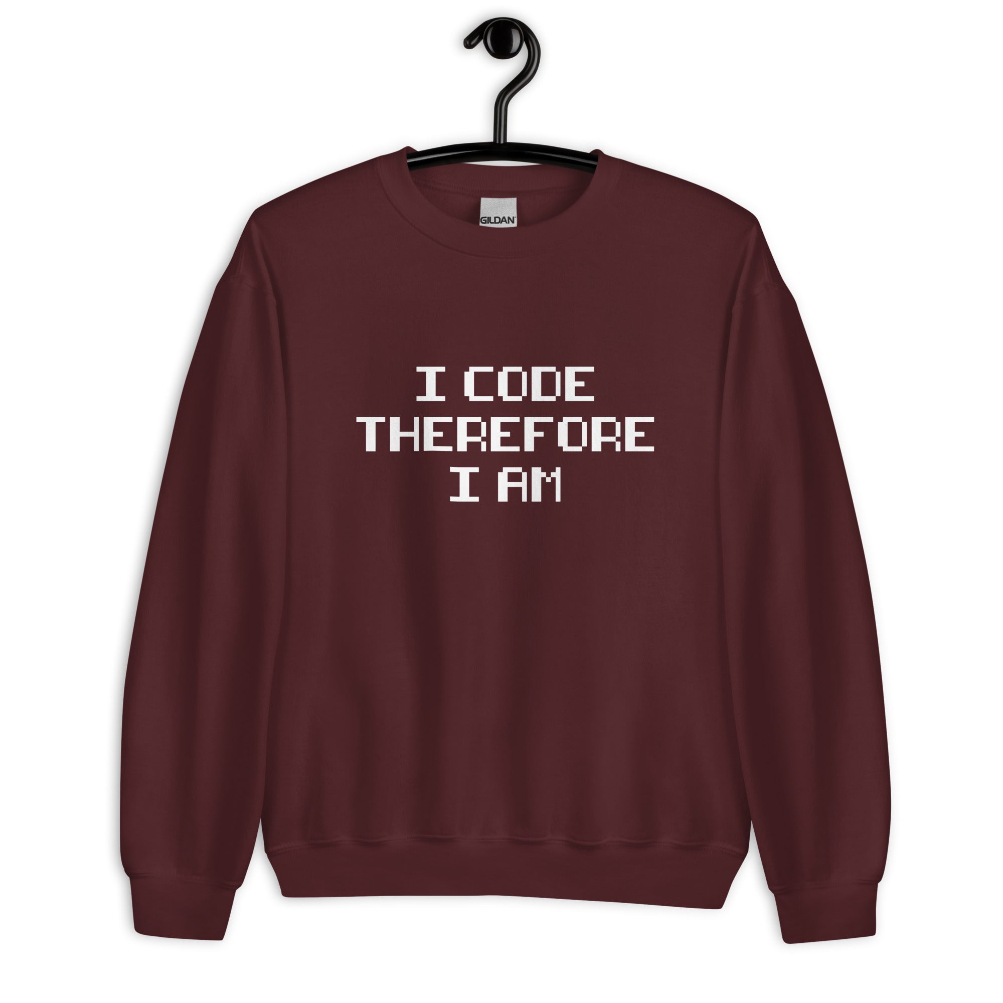 Unisex Sweatshirt | I Code Therefore I Am