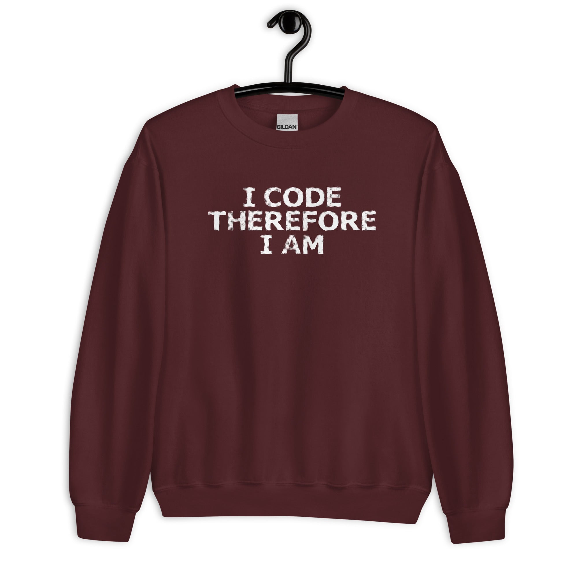 Unisex Sweatshirt | I Code Therefore I Am