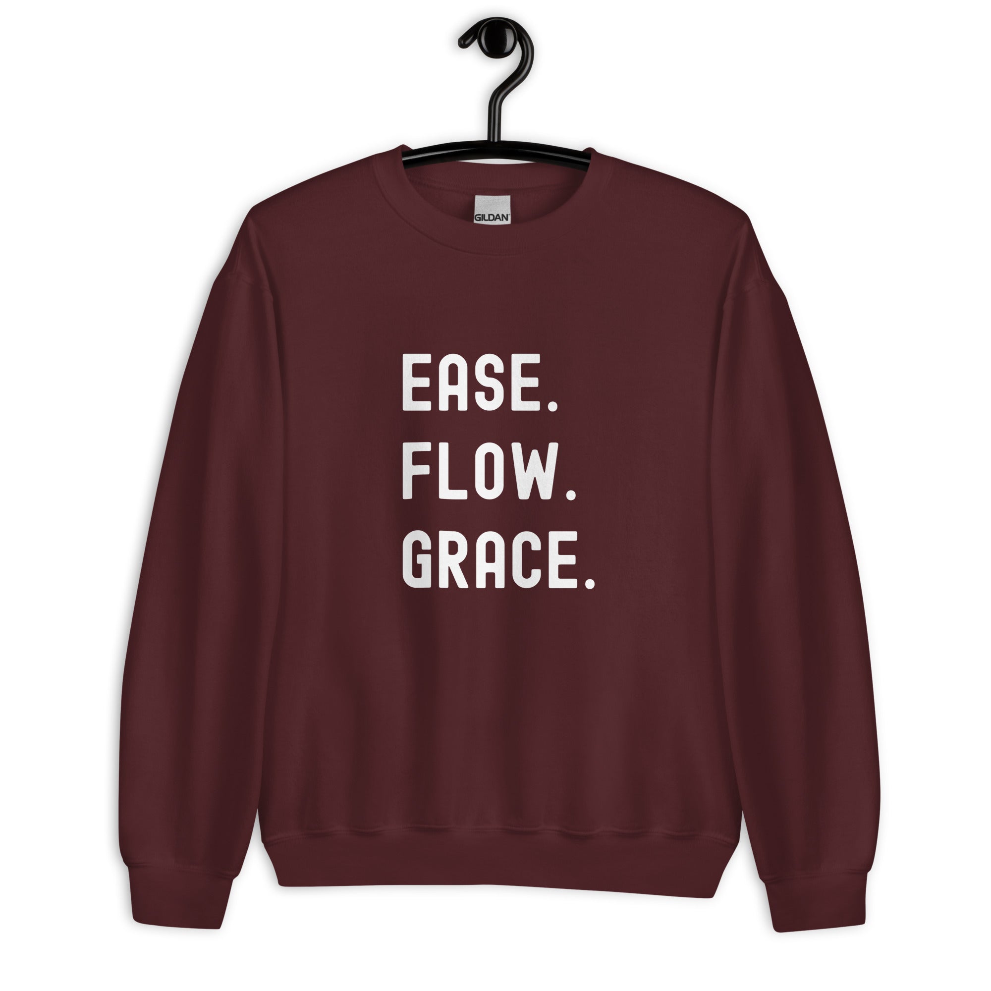Unisex Sweatshirt | Ease. Flow. Grace.