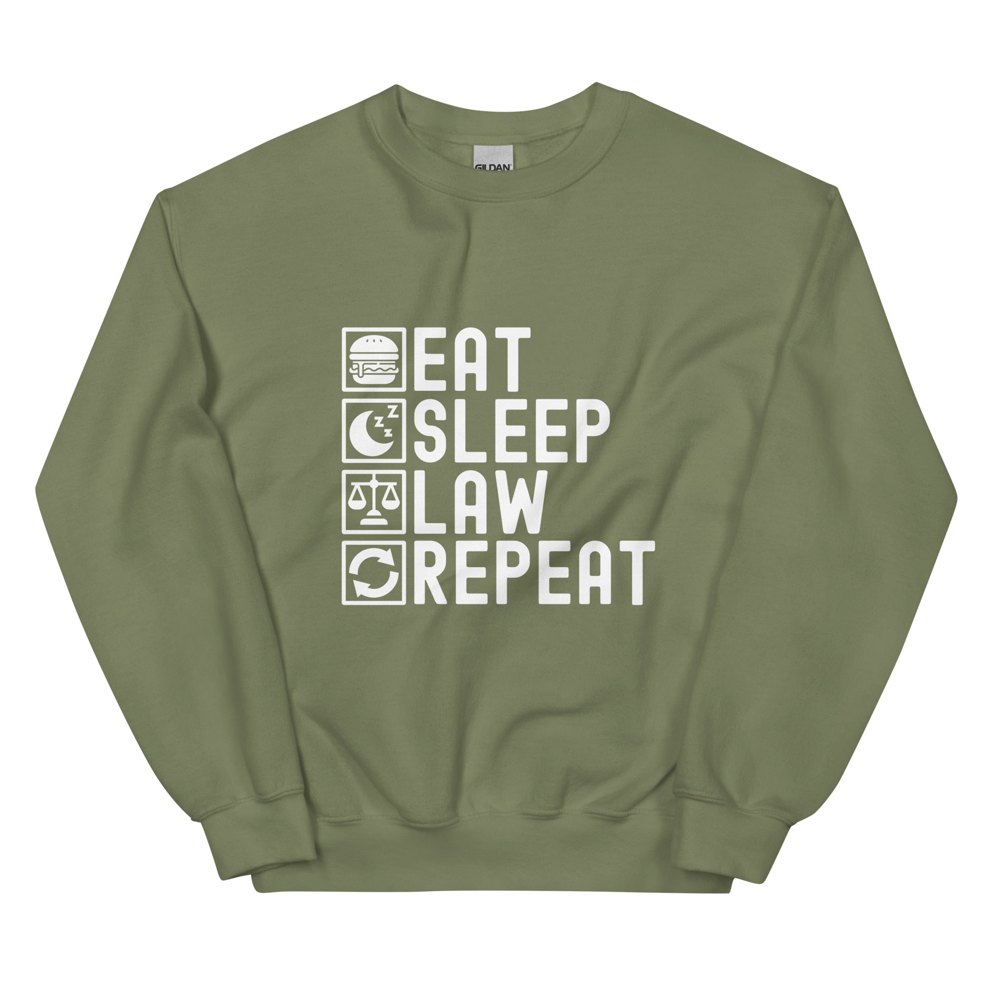 Unisex Sweatshirt | Eat Sleep Law Repeat