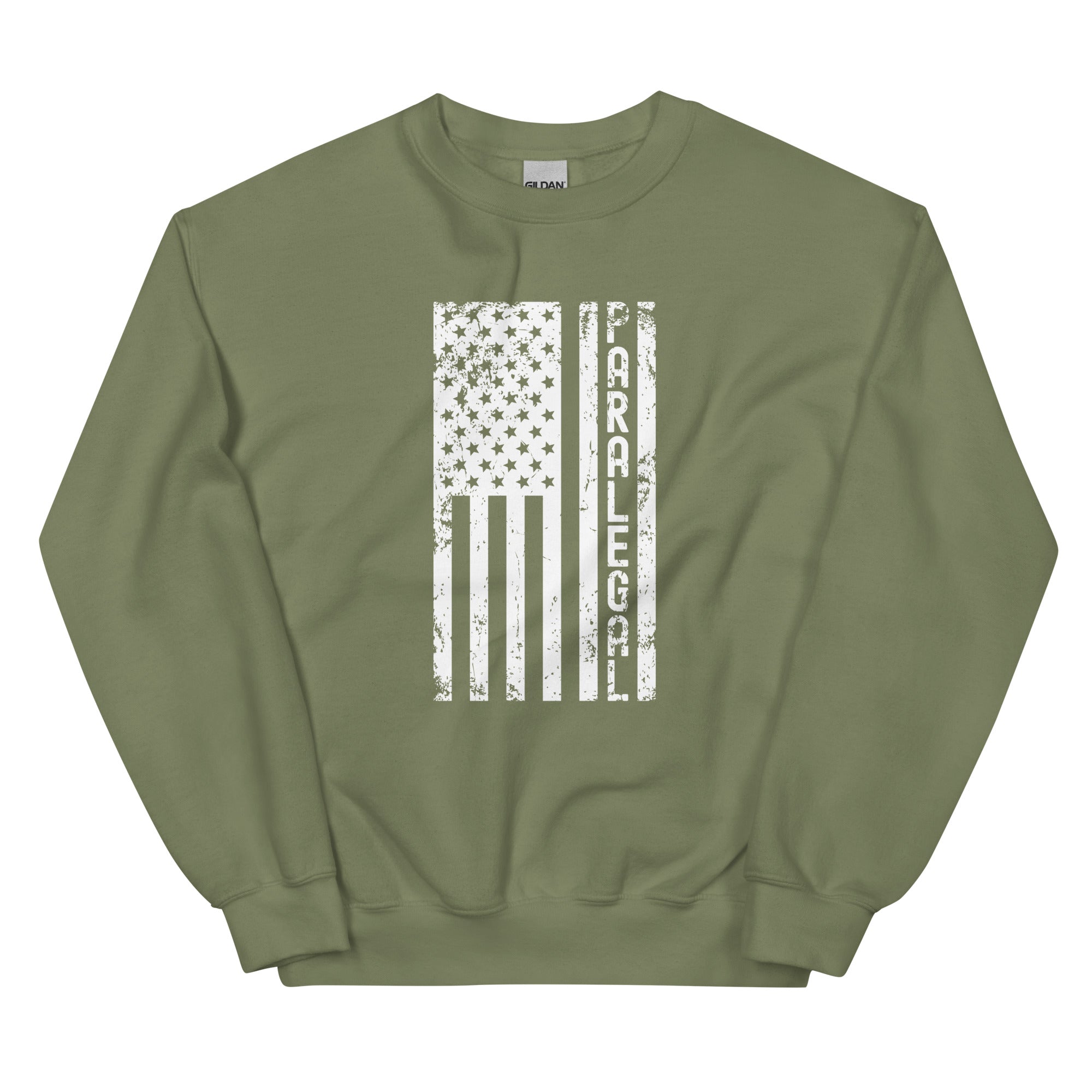 Unisex Sweatshirt | Paralegal (deisgn on American flag)