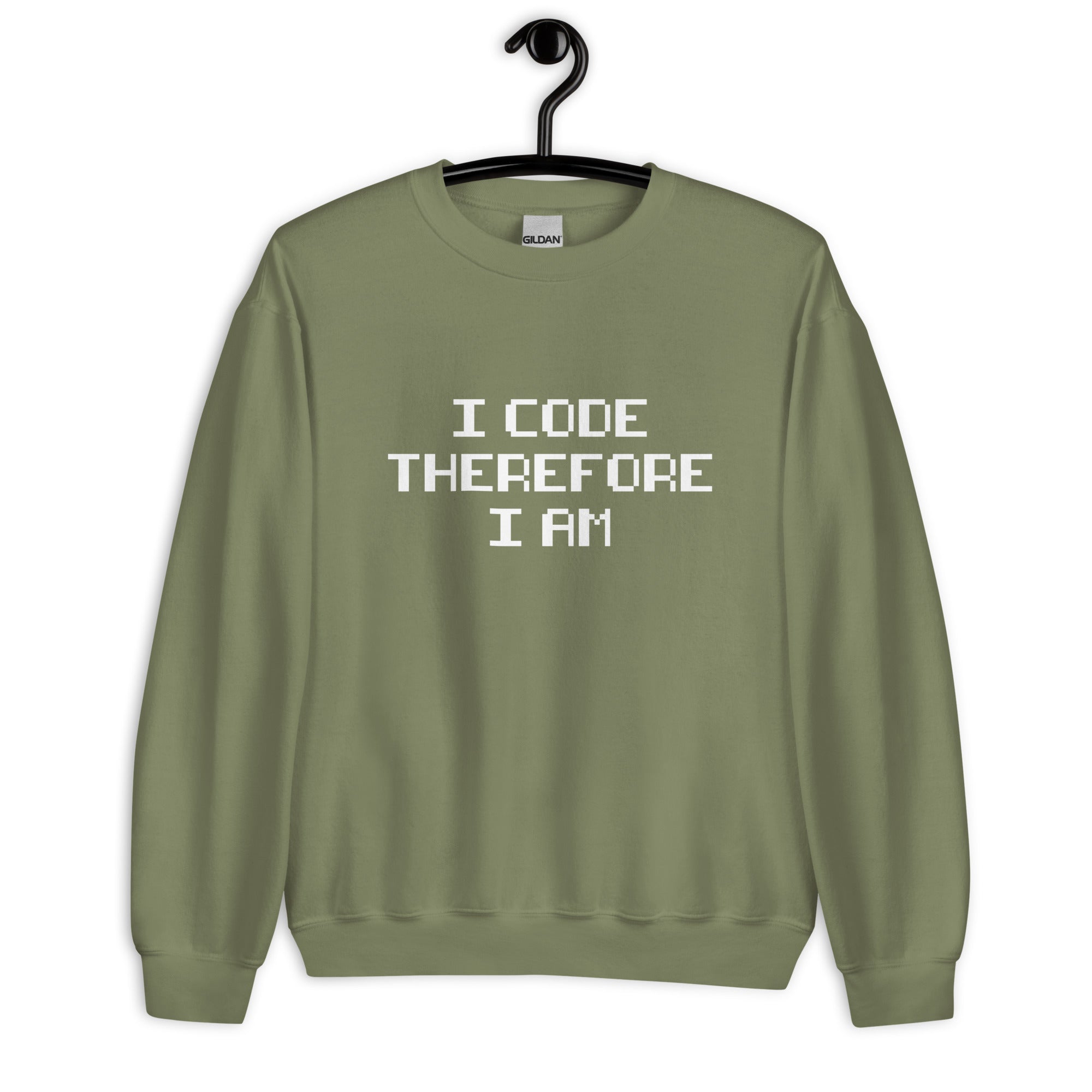 Unisex Sweatshirt | I Code Therefore I Am