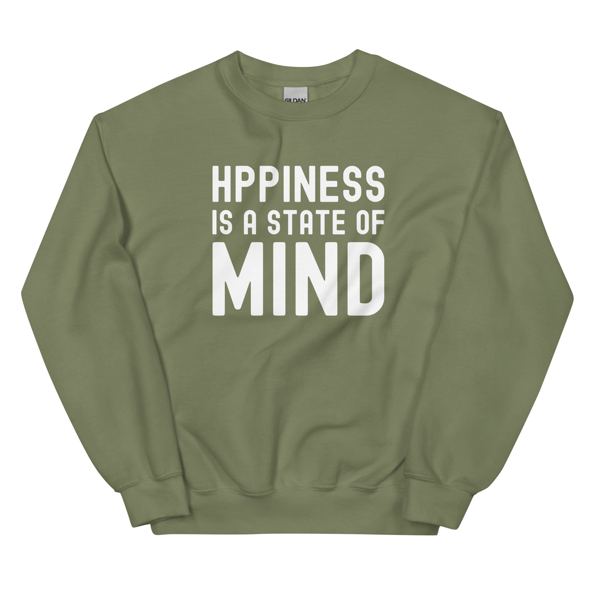 Unisex Sweatshirt | Hppiness is a state of mind