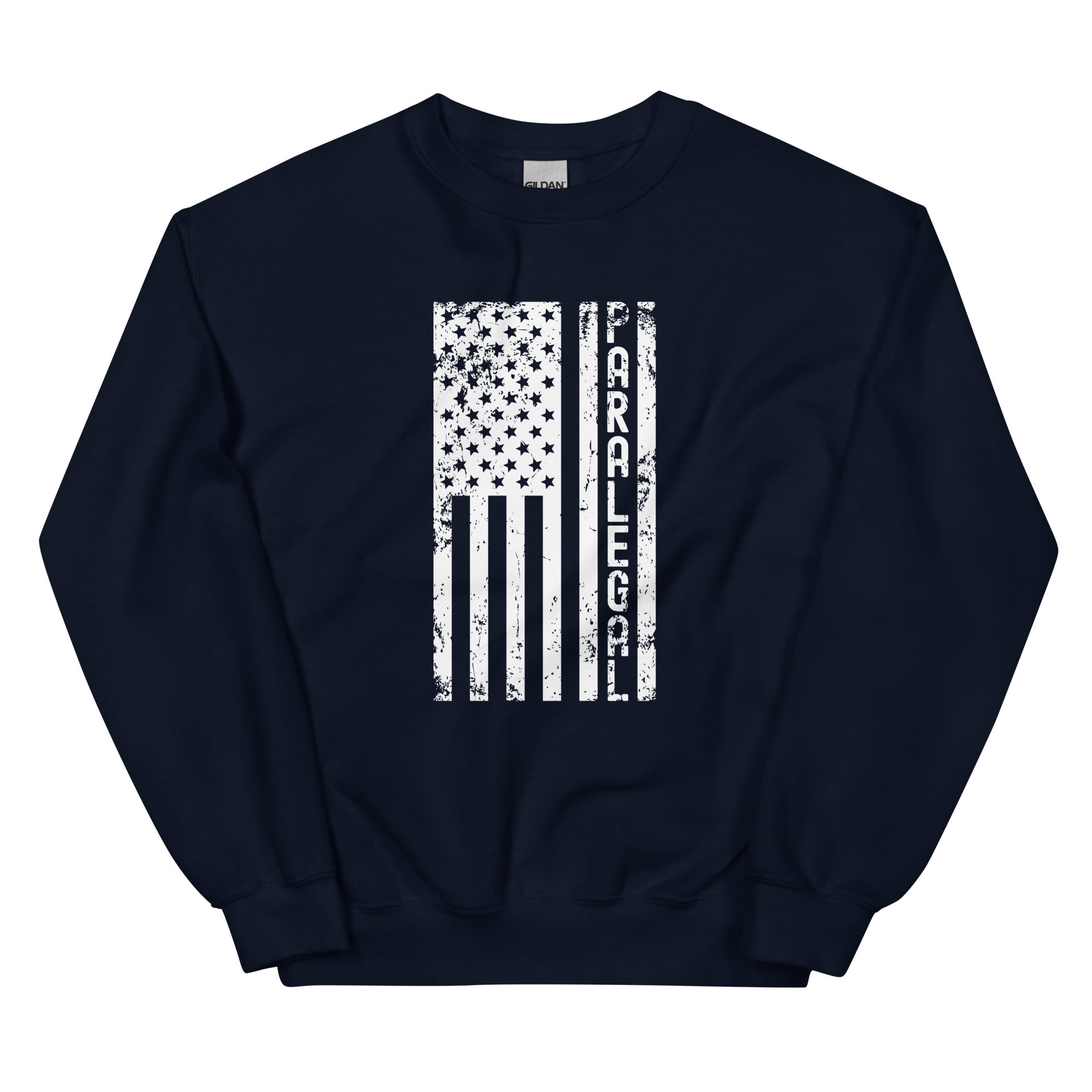 Unisex Sweatshirt | Paralegal (deisgn on American flag)
