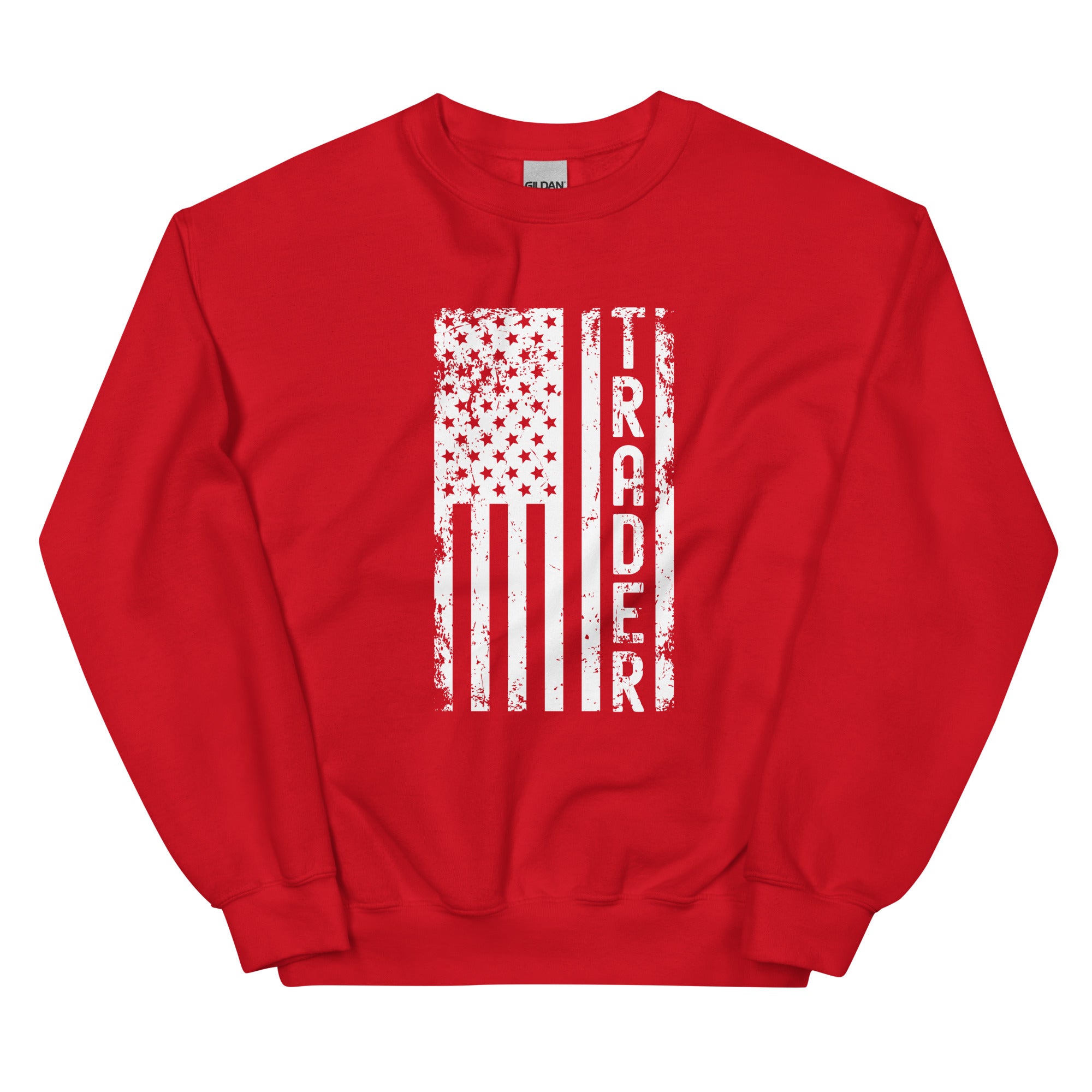 Unisex Sweatshirt | Trader (deisgn on American flag)