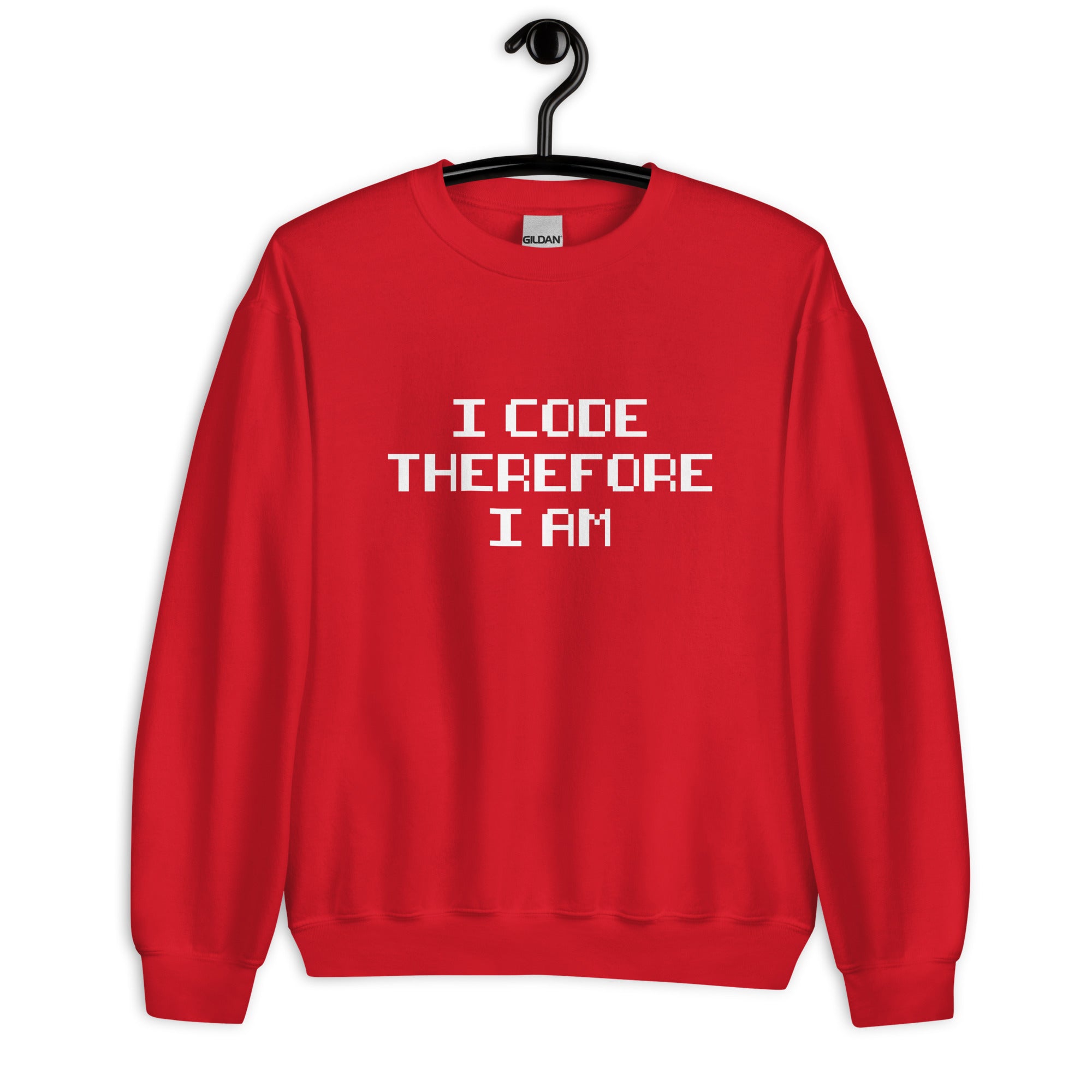 Unisex Sweatshirt | I Code Therefore I Am