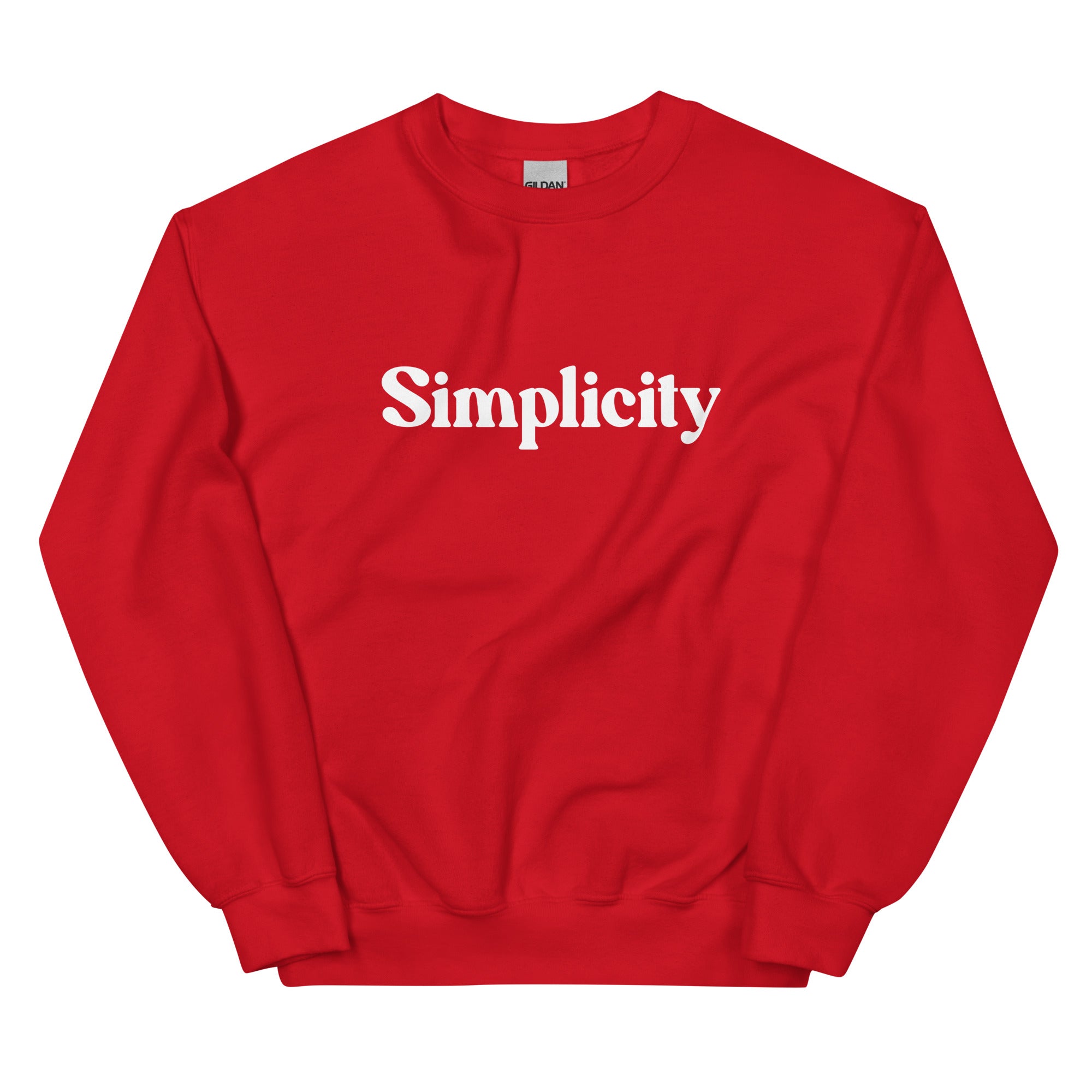 Unisex Sweatshirt | Simplicity