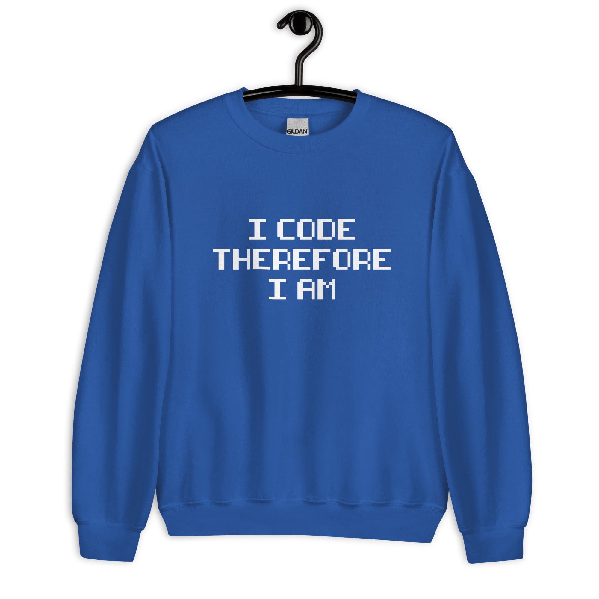 Unisex Sweatshirt | I Code Therefore I Am