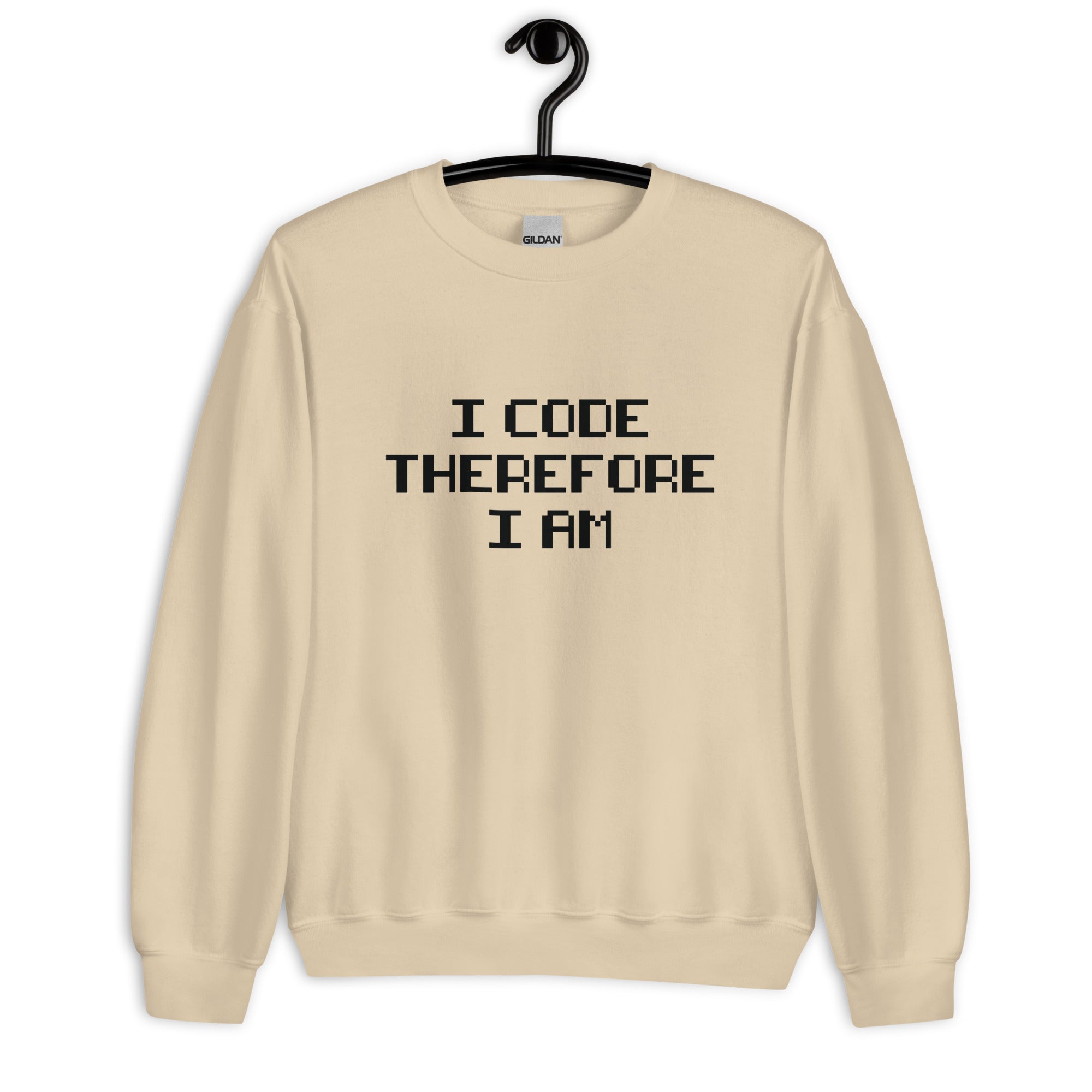 Unisex Sweatshirt | I Code Therefore I Am