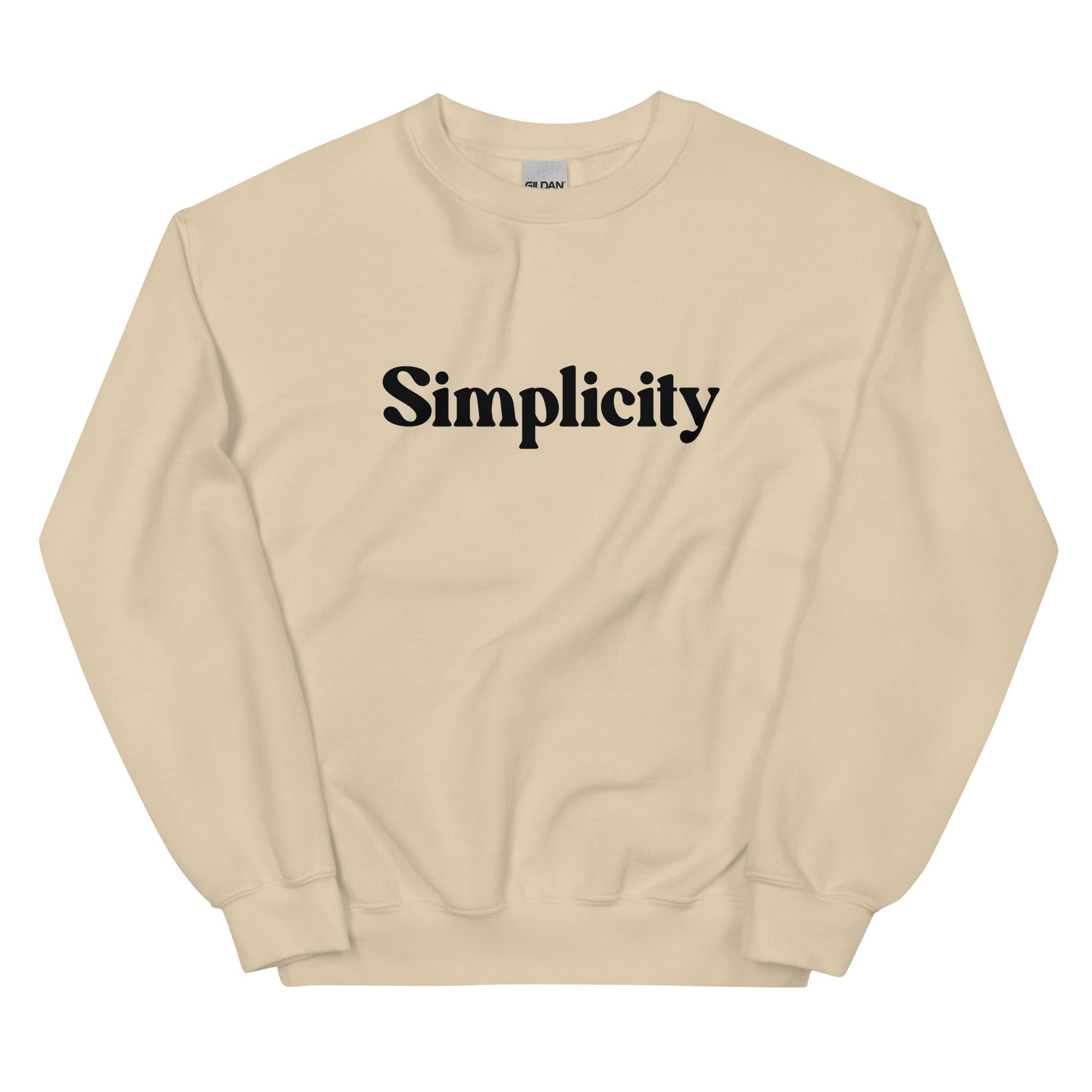 Unisex Sweatshirt | Simplicity
