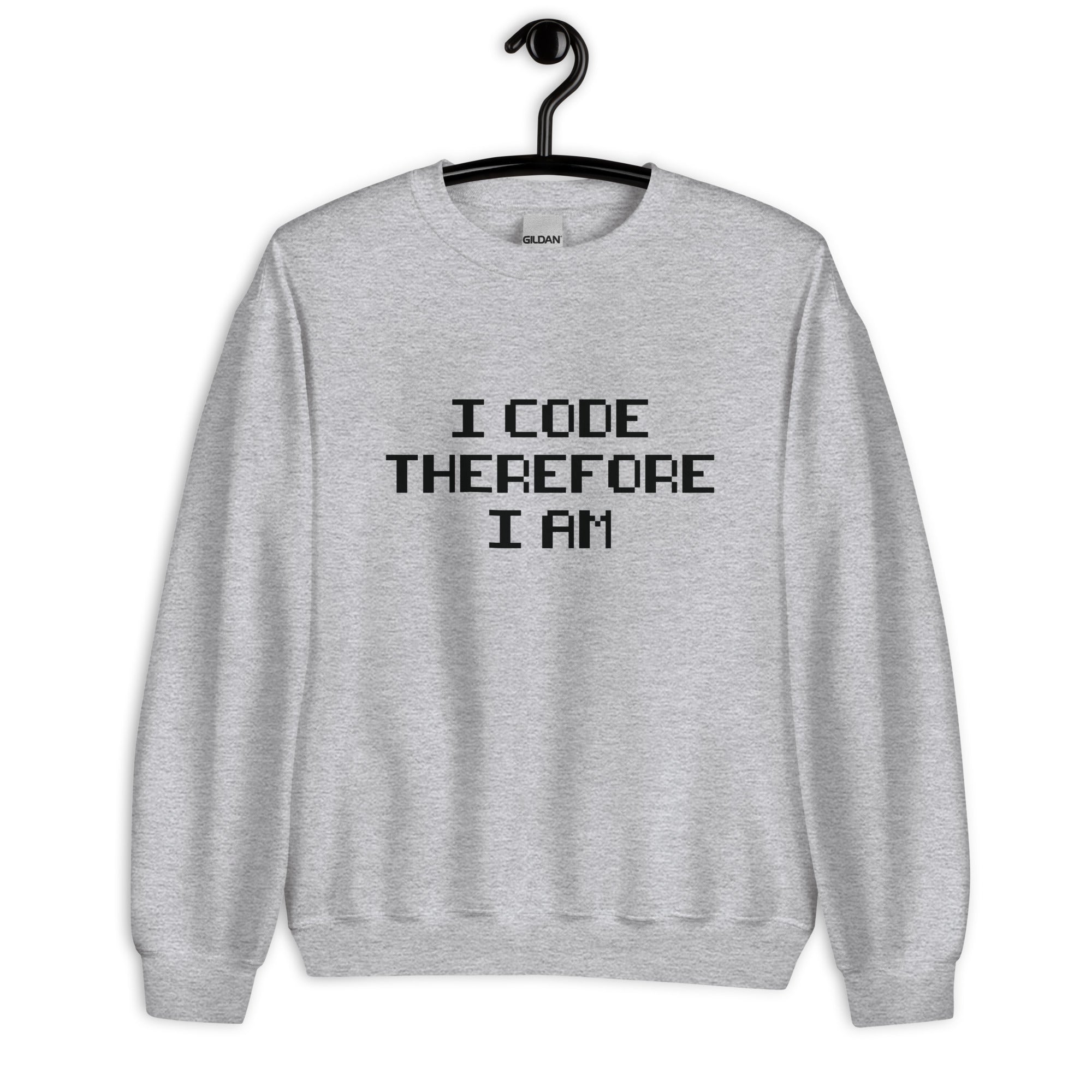Unisex Sweatshirt | I Code Therefore I Am