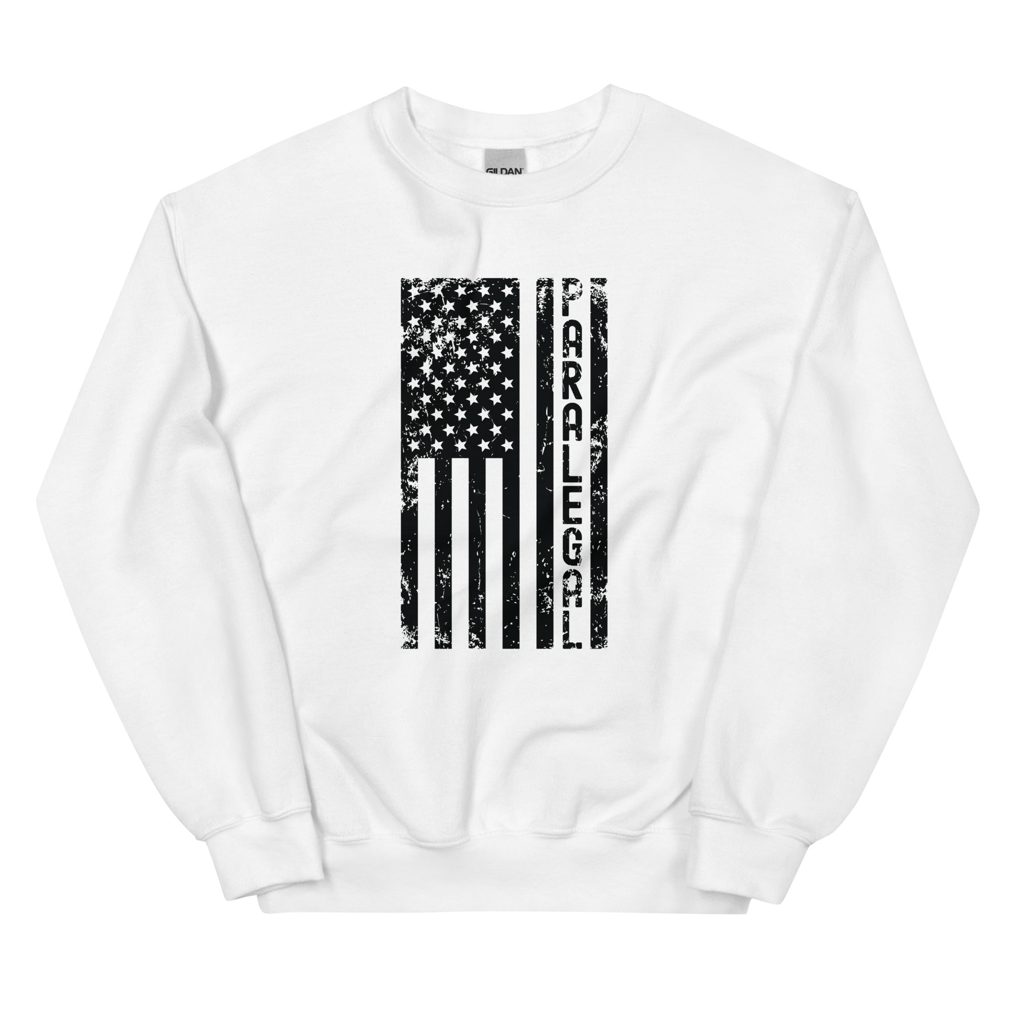 Unisex Sweatshirt | Paralegal (deisgn on American flag)