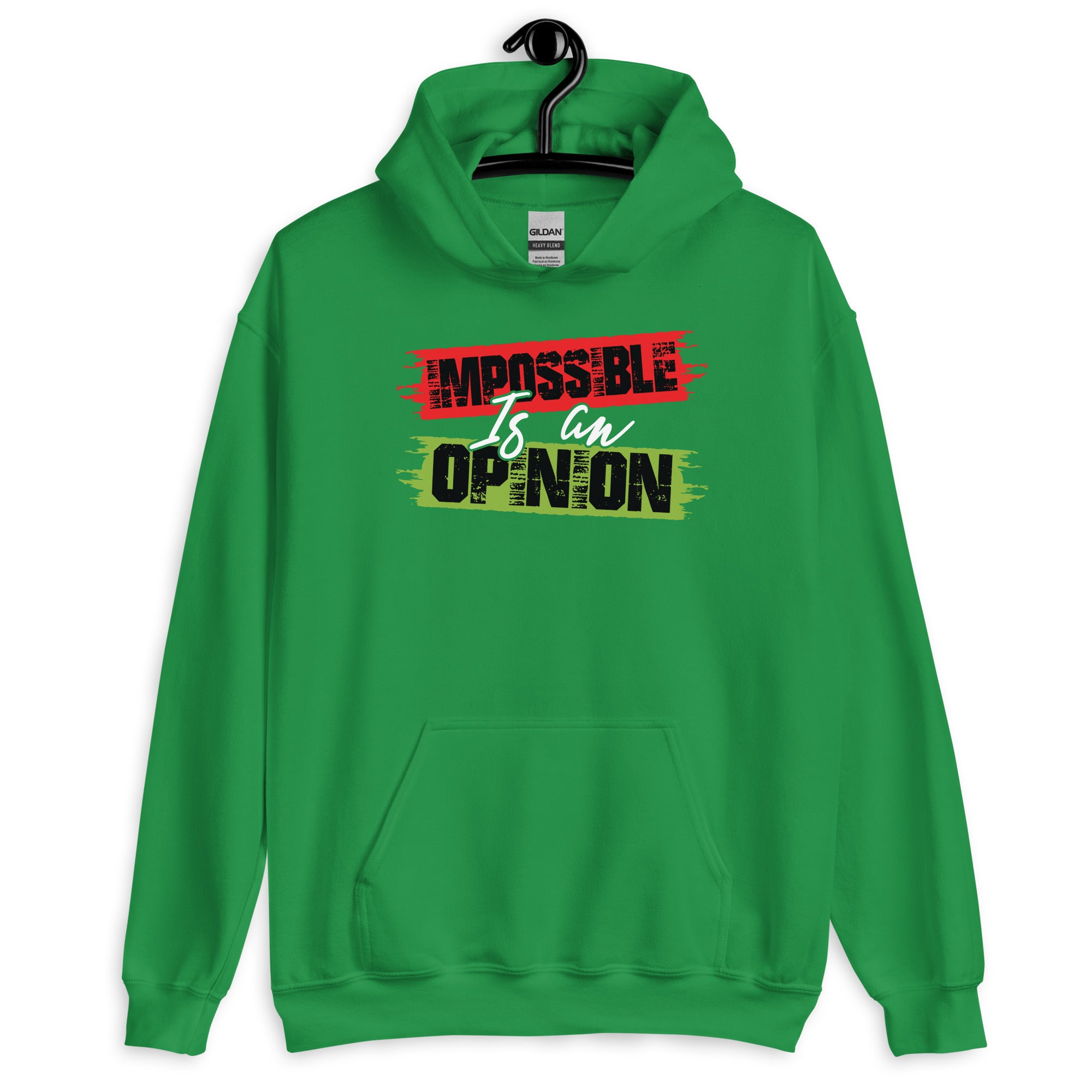 Unisex Hoodie | Impossible is an opinion