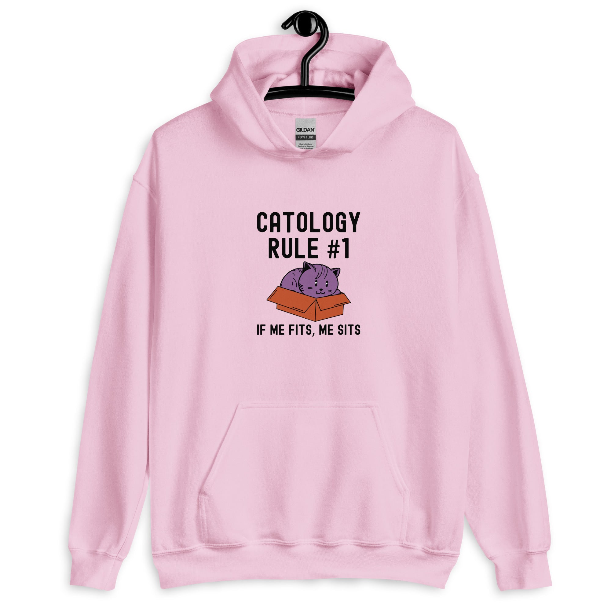 Unisex Hoodie | Catology Rule #1 IF ME FITS, ME SITS