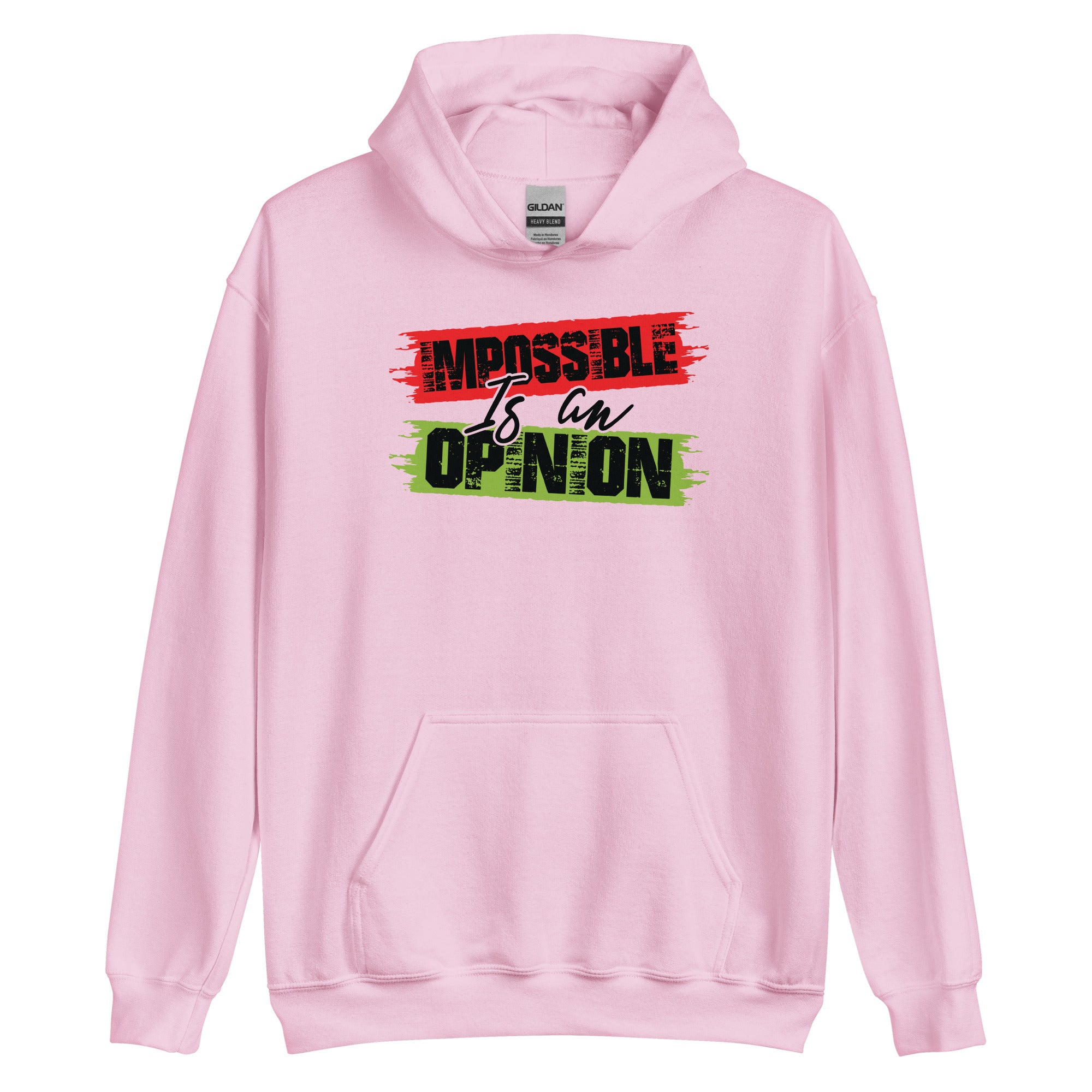 Unisex Hoodie | Impossible is an opinion