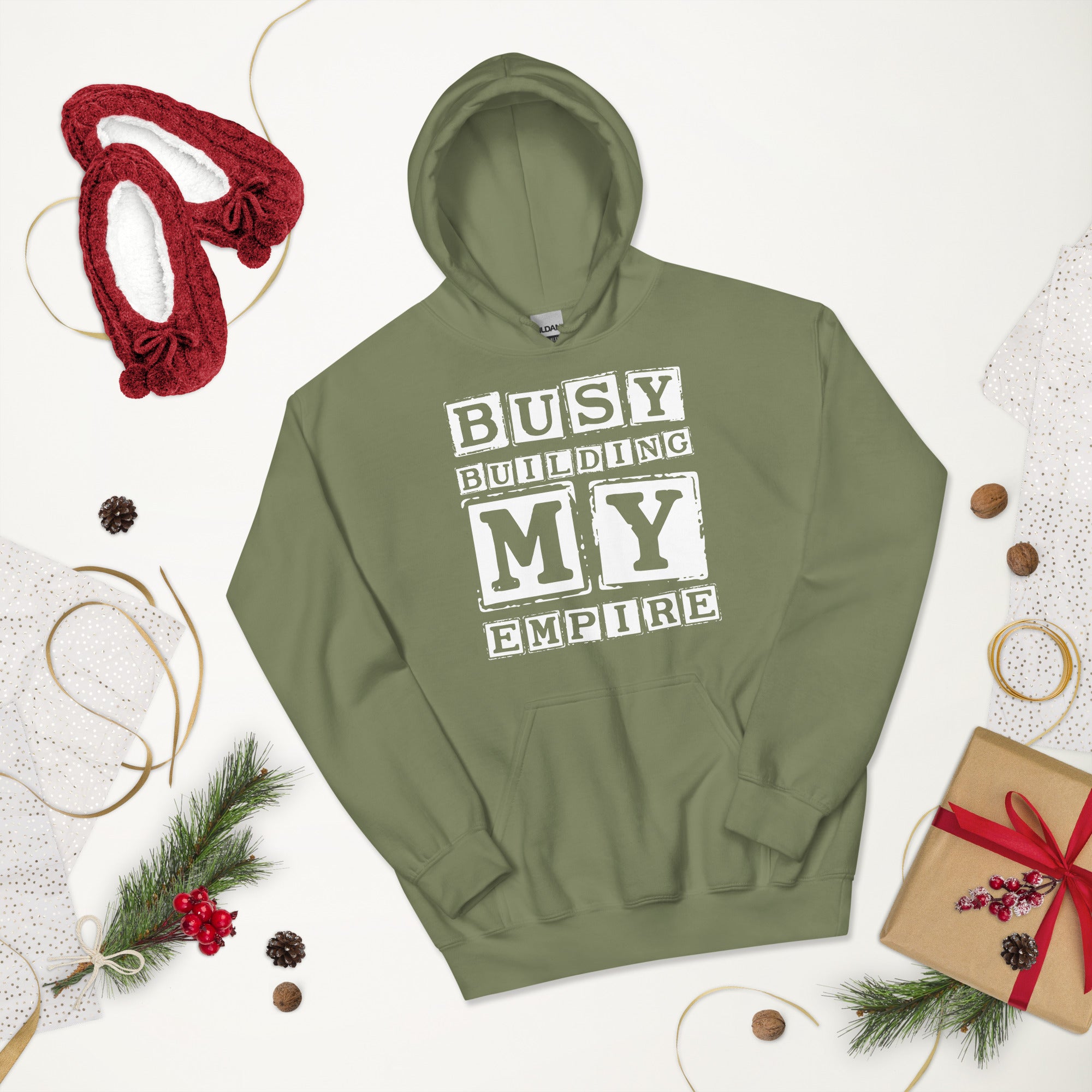Unisex Hoodie | Busy Building My Empire