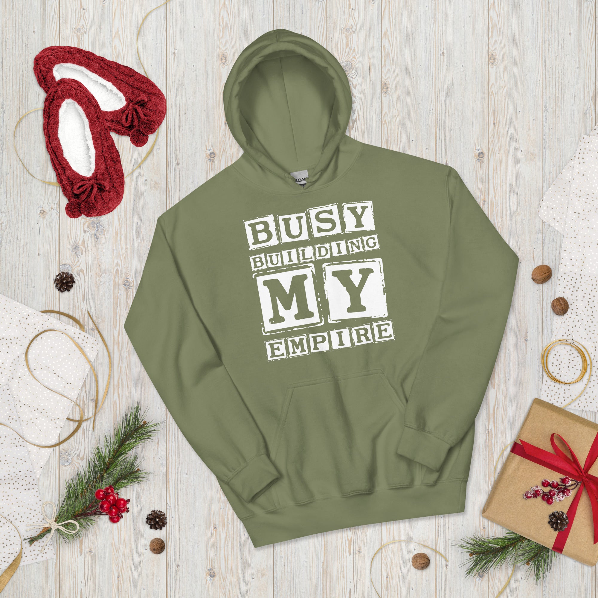 Unisex Hoodie | Busy Building My Empire