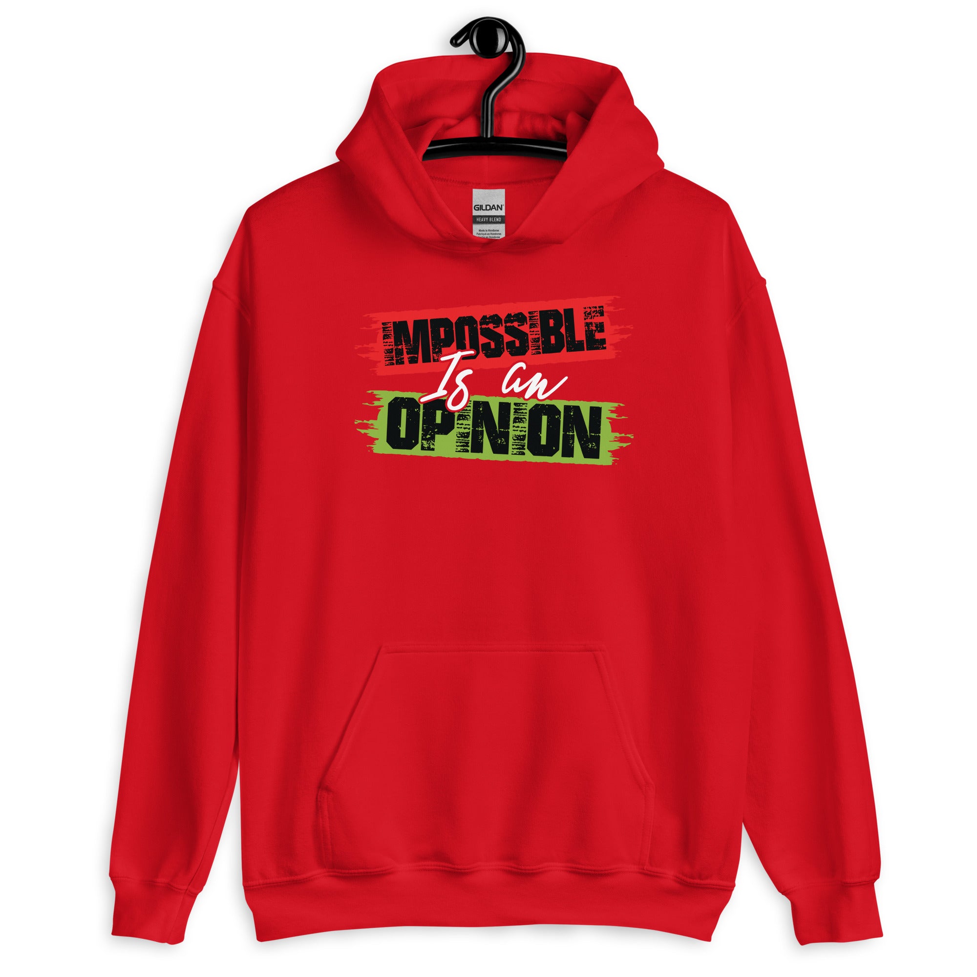 Unisex Hoodie | Impossible is an opinion