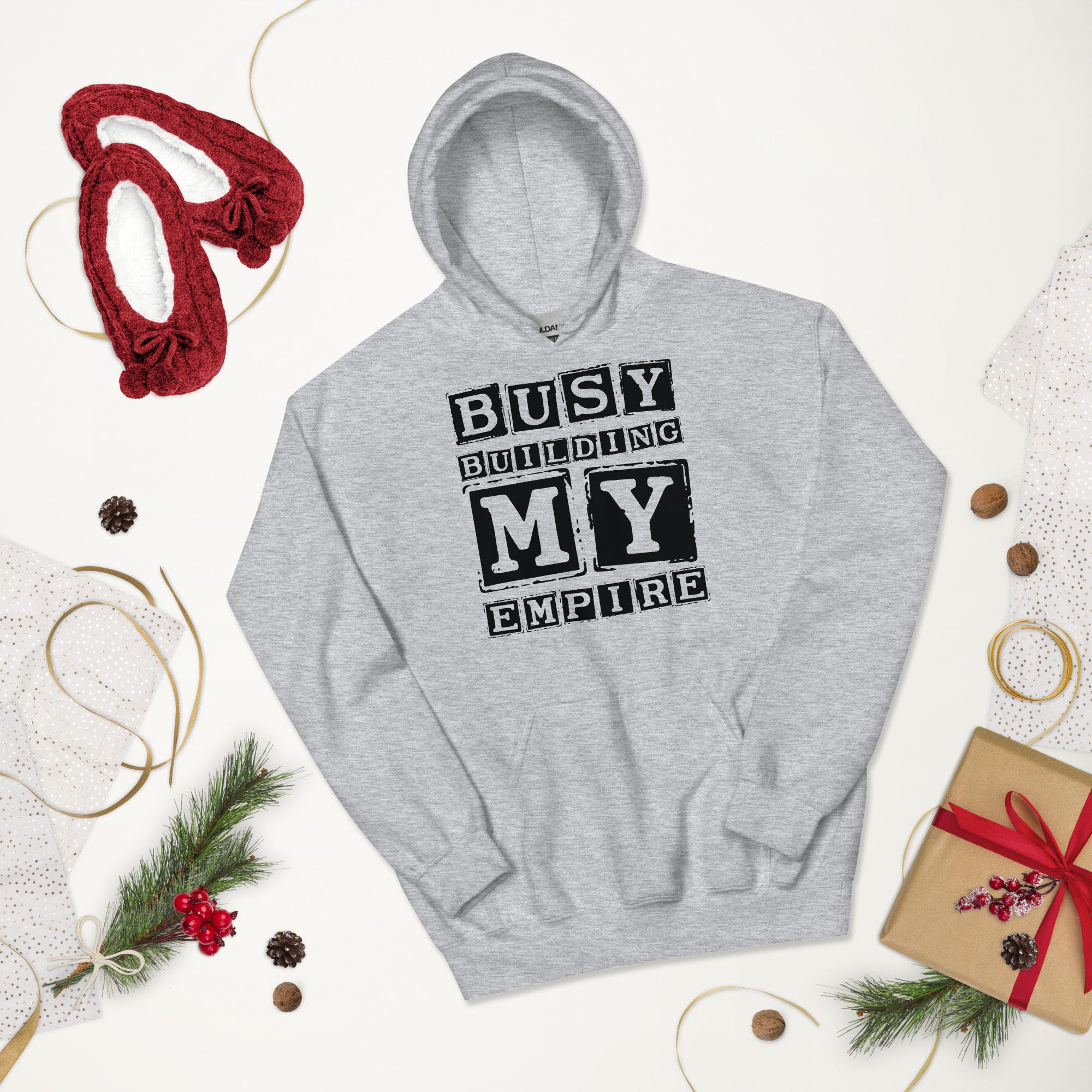 Unisex Hoodie | Busy Building My Empire