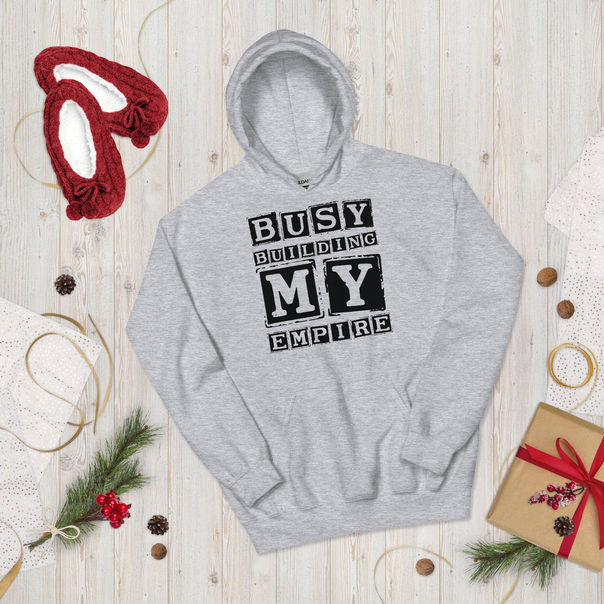 Unisex Hoodie | Busy Building My Empire