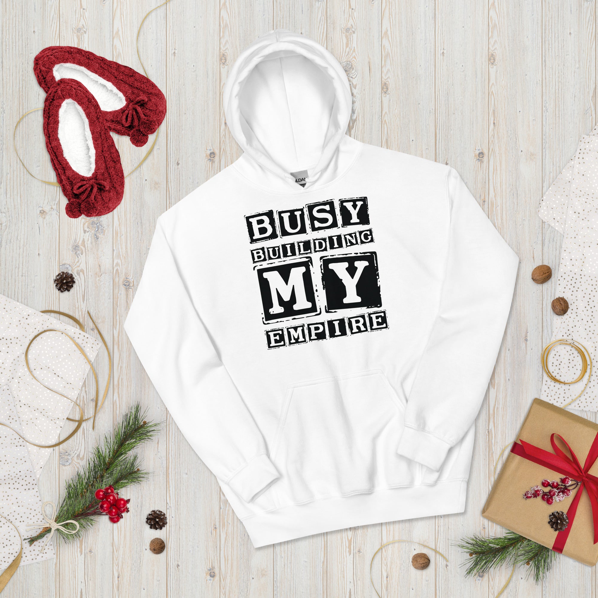 Unisex Hoodie | Busy Building My Empire
