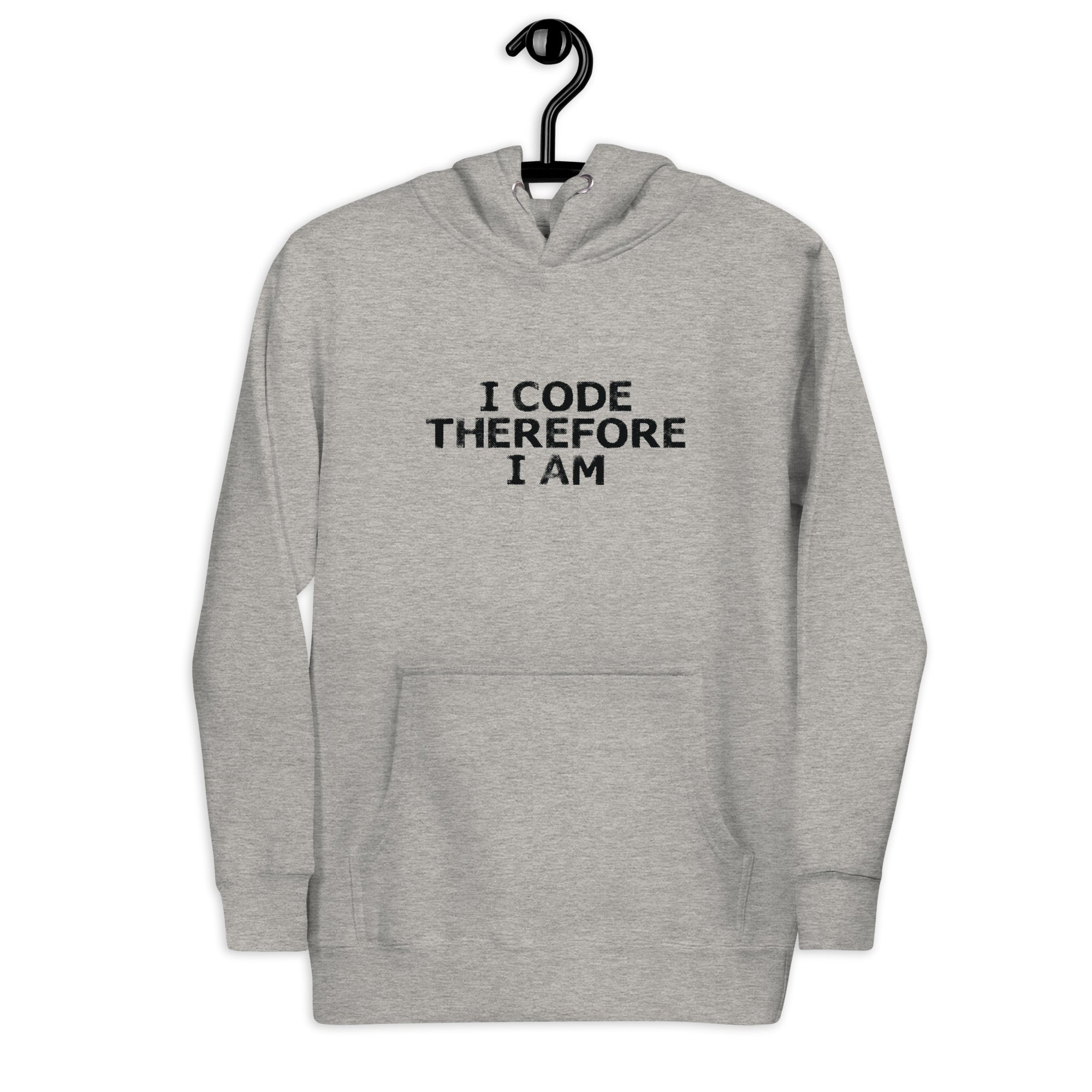 Unisex Hoodie | I Code Therefore I Am