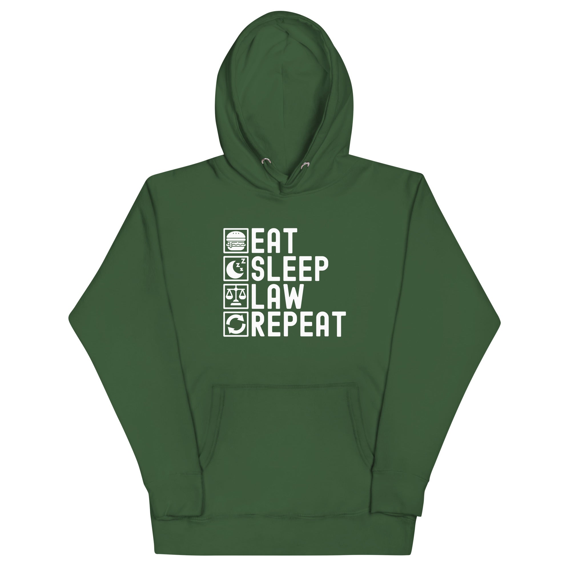 Unisex Hoodie | Eat Sleep Law Repeat