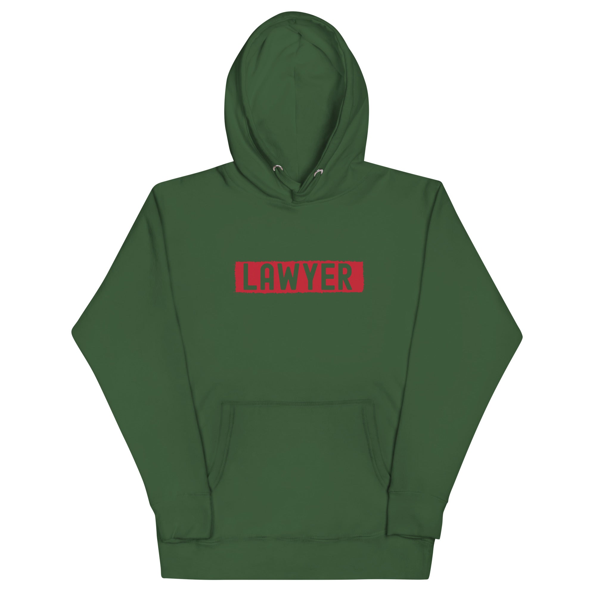 Unisex Hoodie | Lawyer (design with red highghliting)